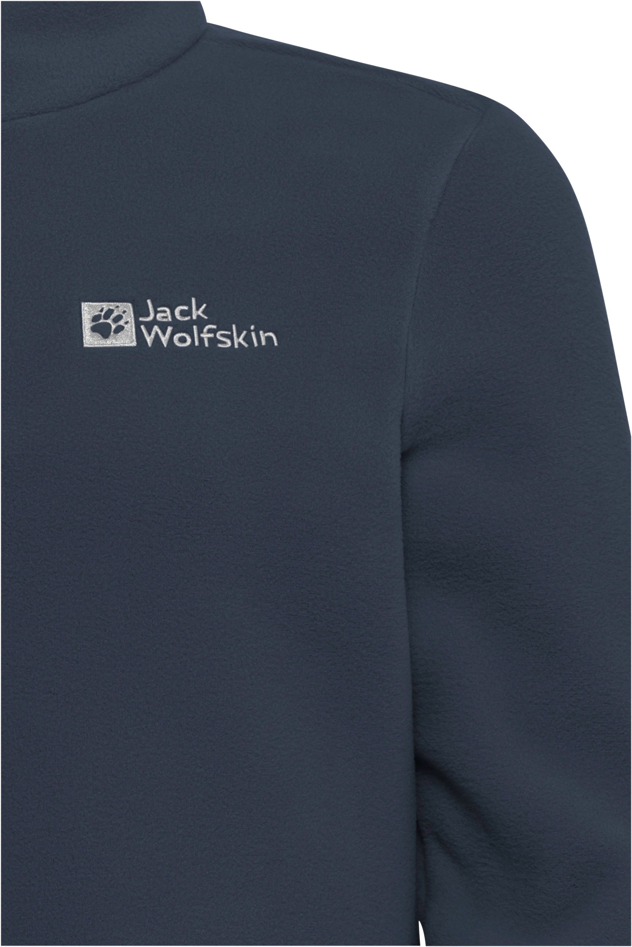 Jack Wolfskin Trui met staande kraag TAUNUS HALFZIP K eenvoudige temperatuurregeling
