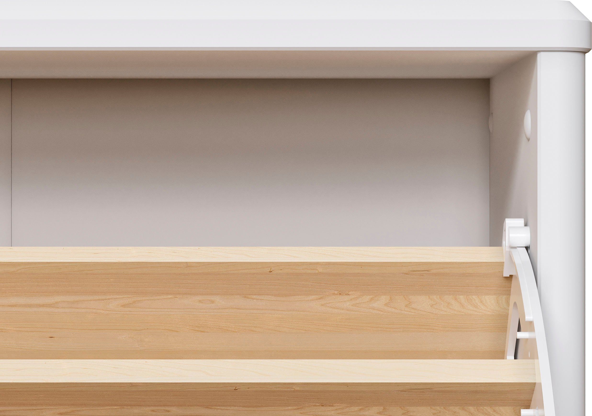 Home affaire Schoenenkast Luven gecertificeerd massief hout, met 3 kleppen