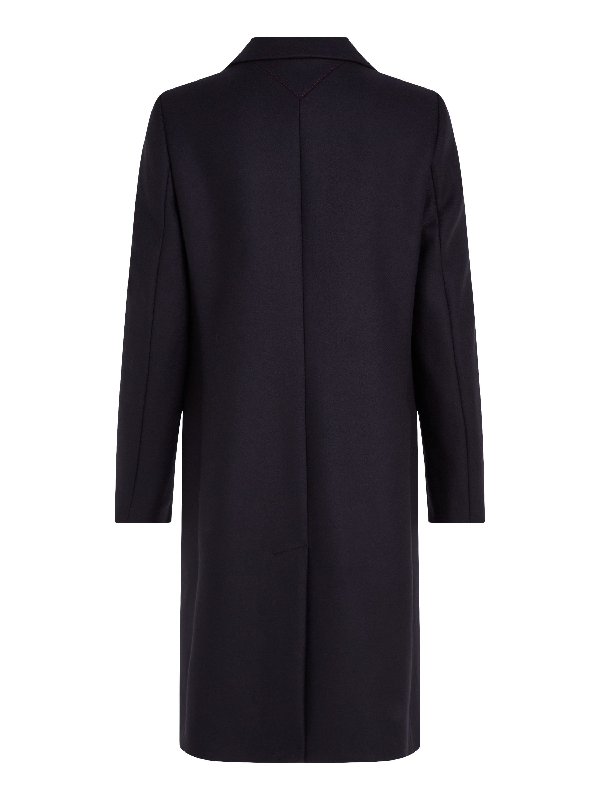 Tommy Hilfiger Lange jas met gestempeld logo