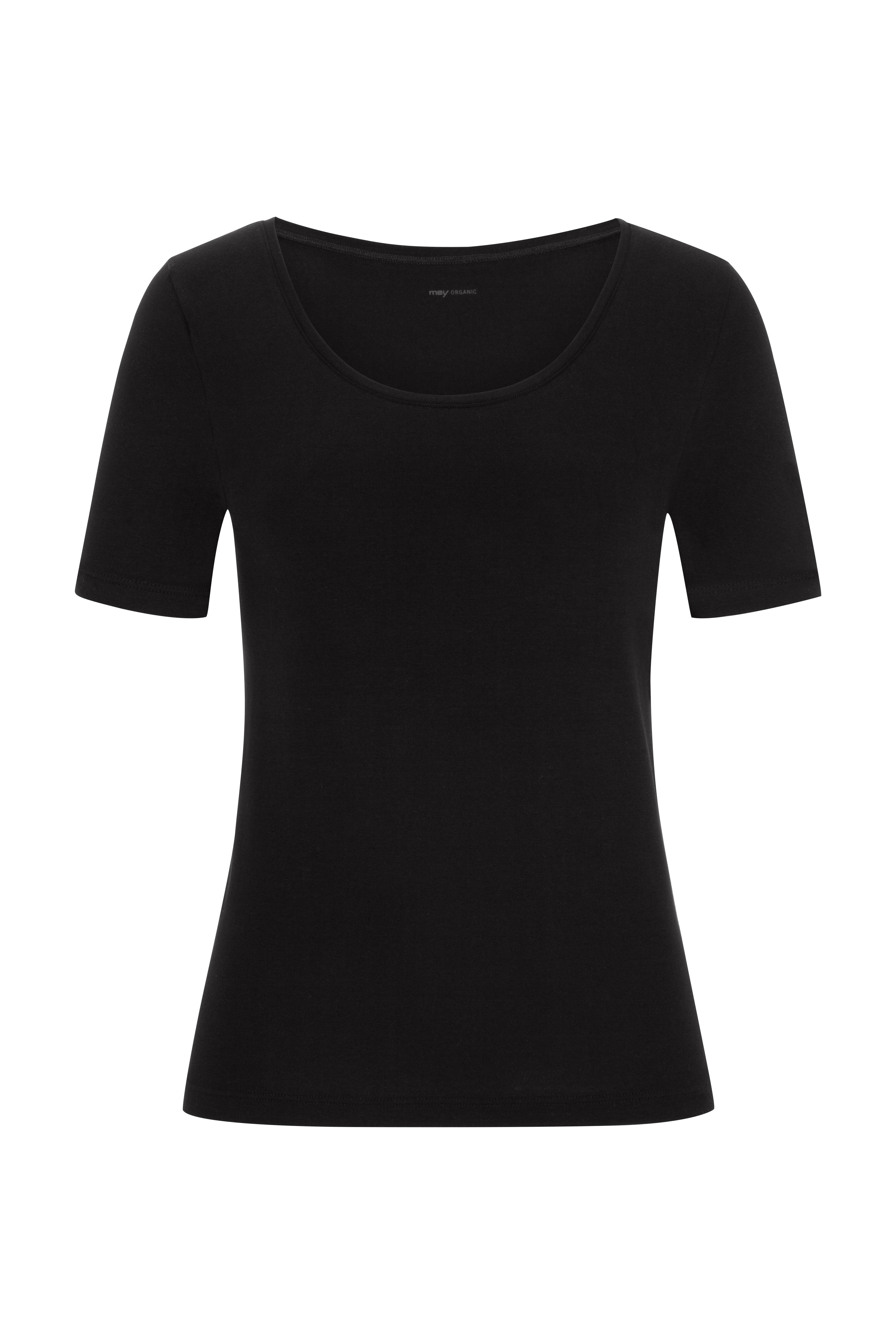 Mey Shirt met korte mouwen Serie Superfine Organic Ronde hals, smalle pasvorm, half lange mouwen