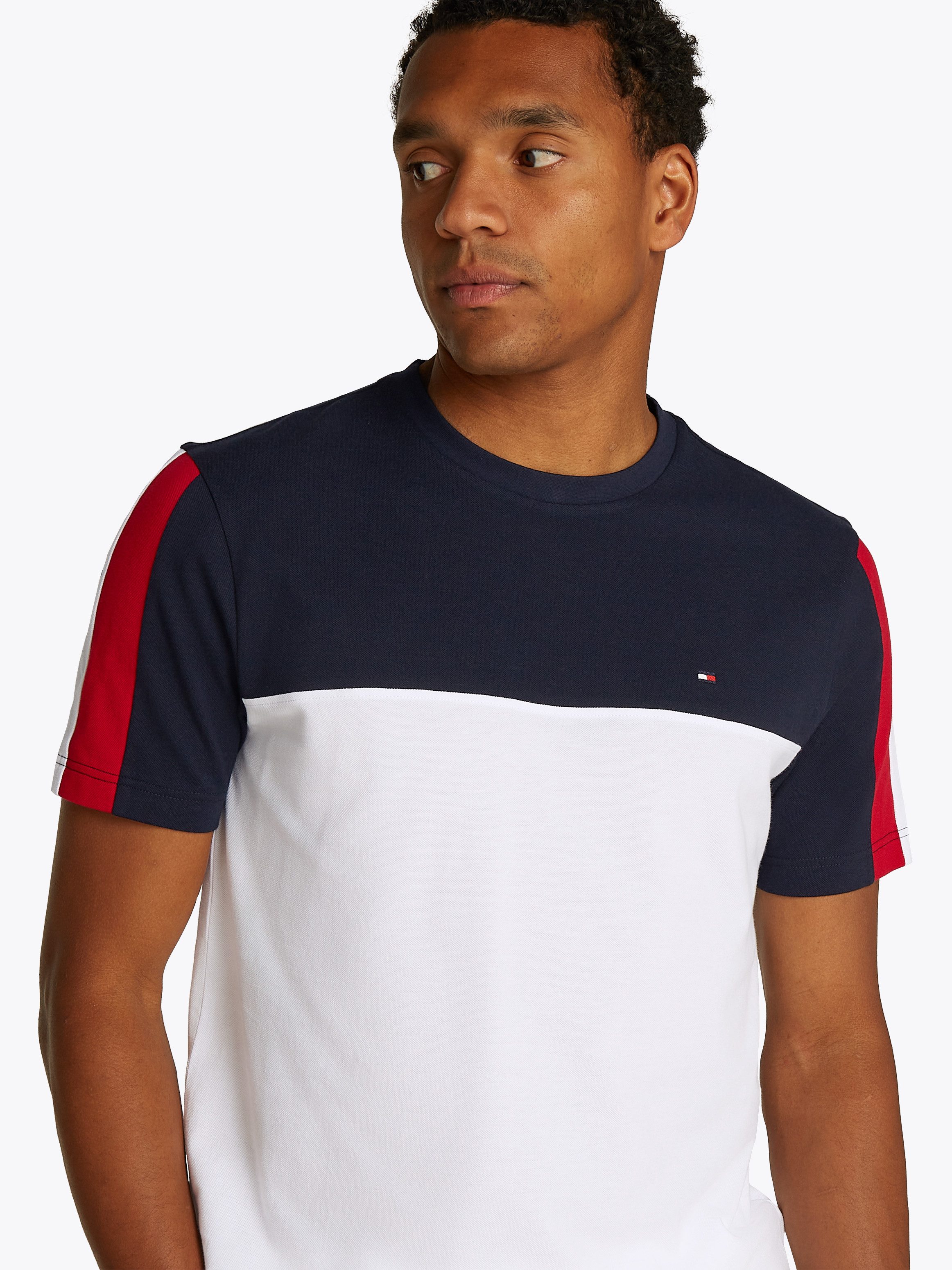 Tommy Hilfiger T-shirt GLOBAL STRIPE COLOURBLOCK TEE