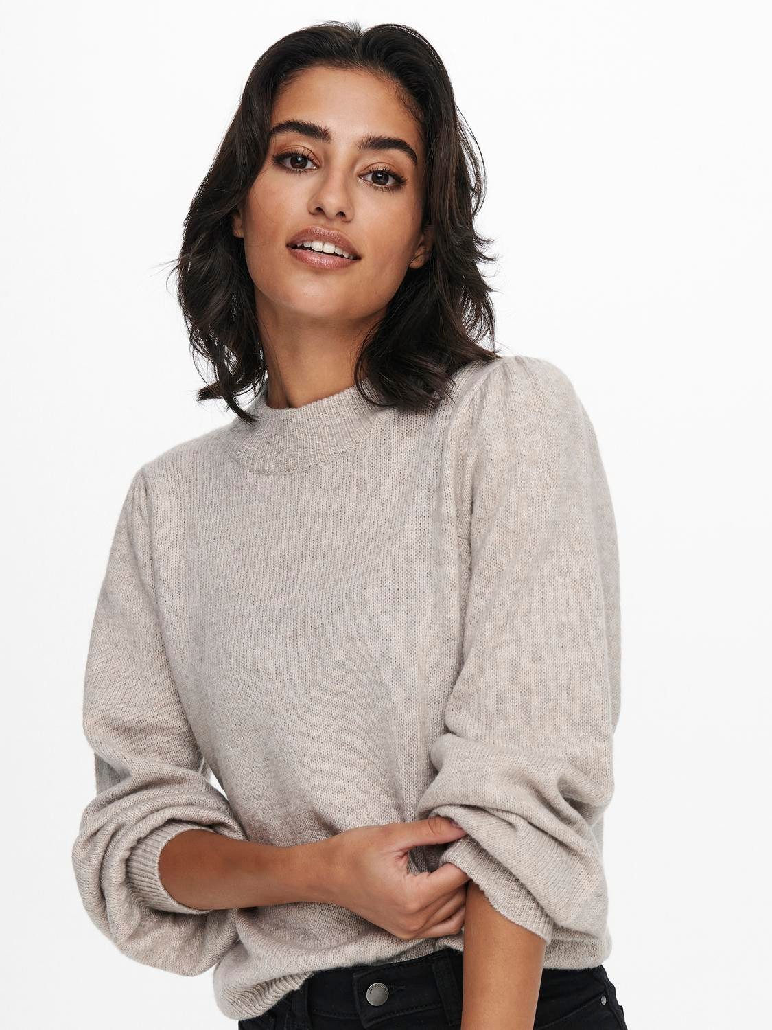JDY Trui met staande kraag JDYRUE LIFE L/S PULLOVER KNT NOOS