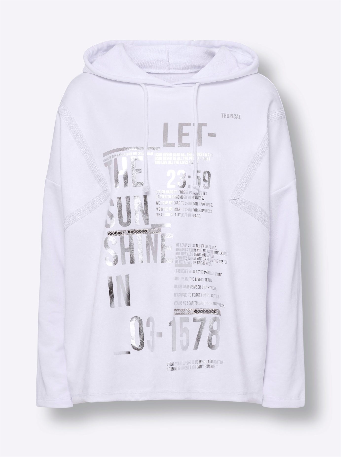 heine Shirt met lange mouwen Capuchonshirt (1-delig)