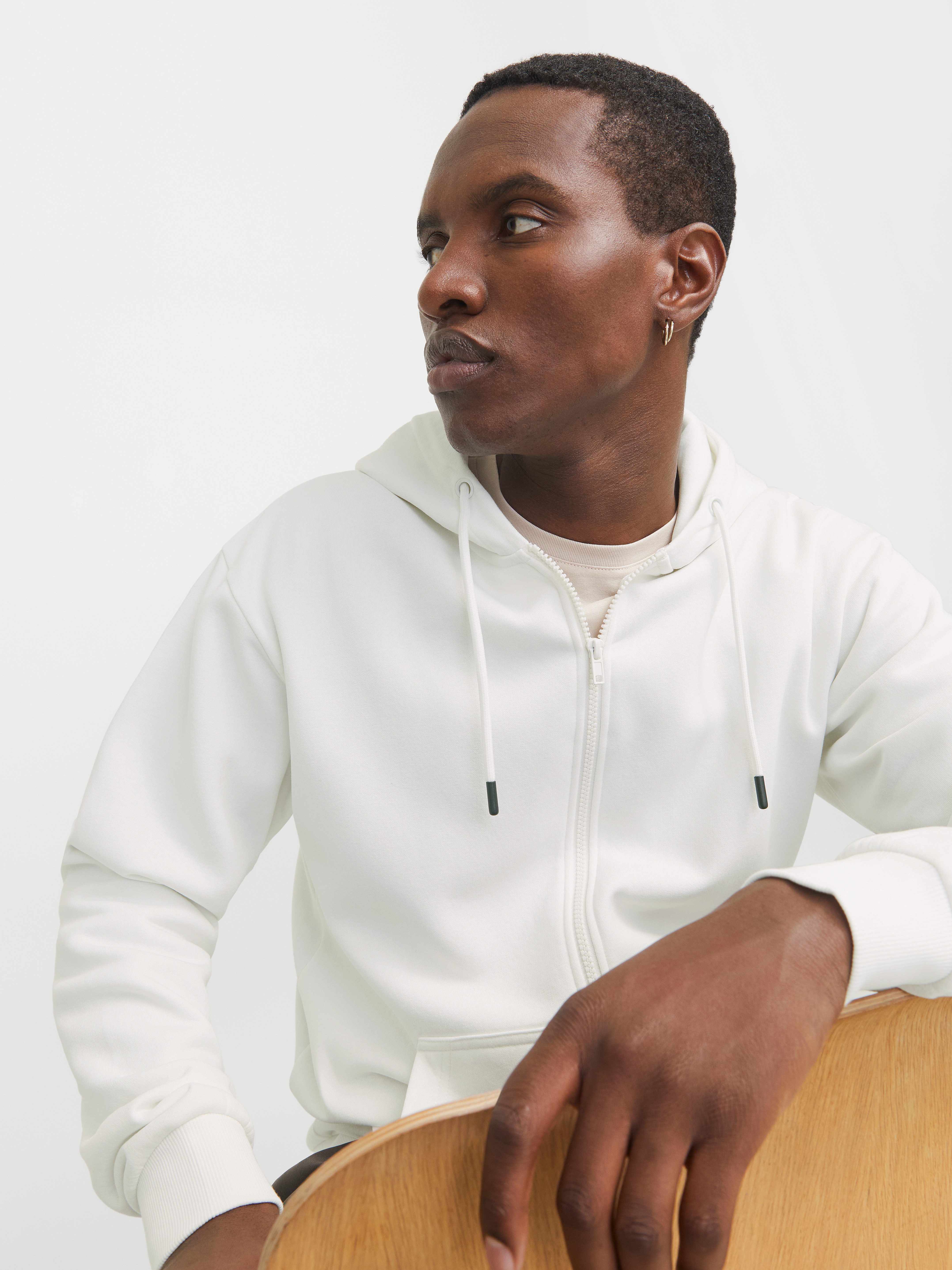 Jack & Jones Capuchonsweatvest JJEBRADLEY SWEAT ZIP HOOD NOOS