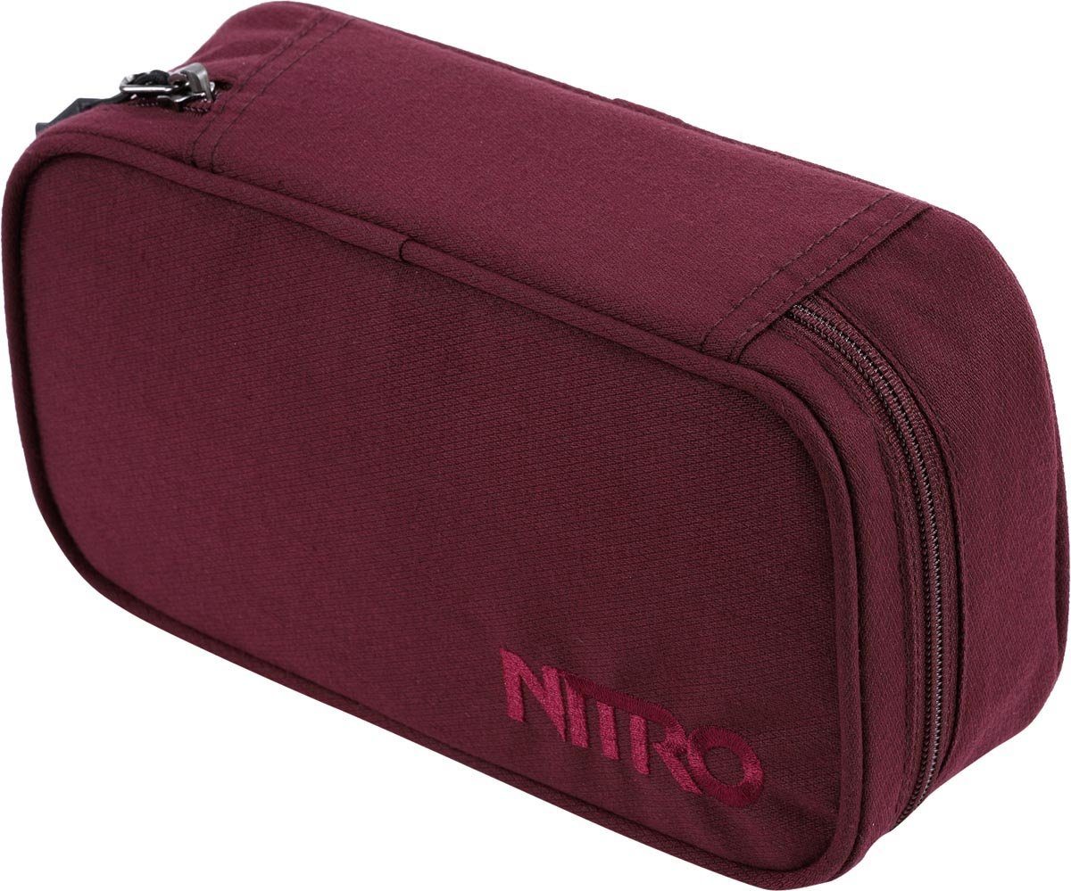 NITRO Etui Pencil Case XL, Wine Pennenetui, slordig etui, luie doos, pennen etui