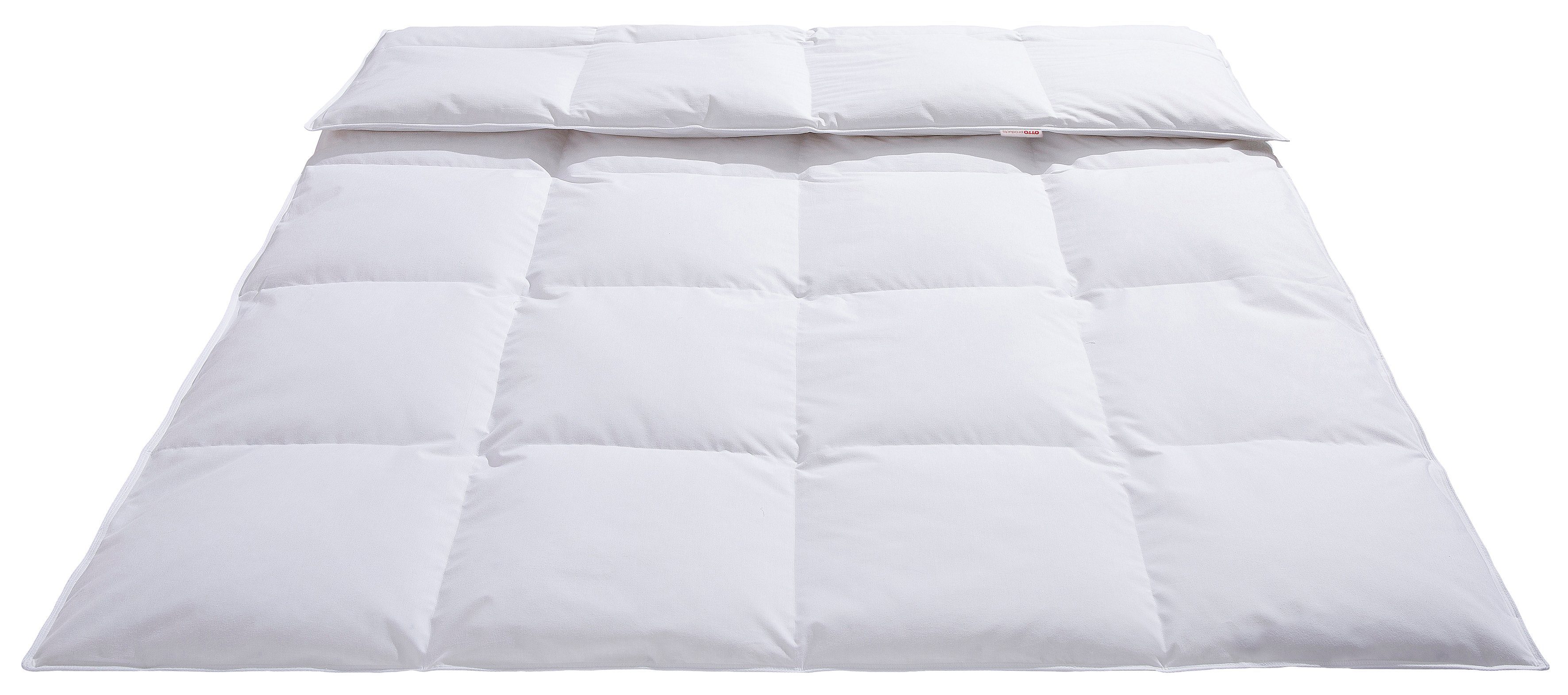 OTTO products Donzen dekbed + veren kussen Jannika plasticvrije verpakking! (voordeelset)