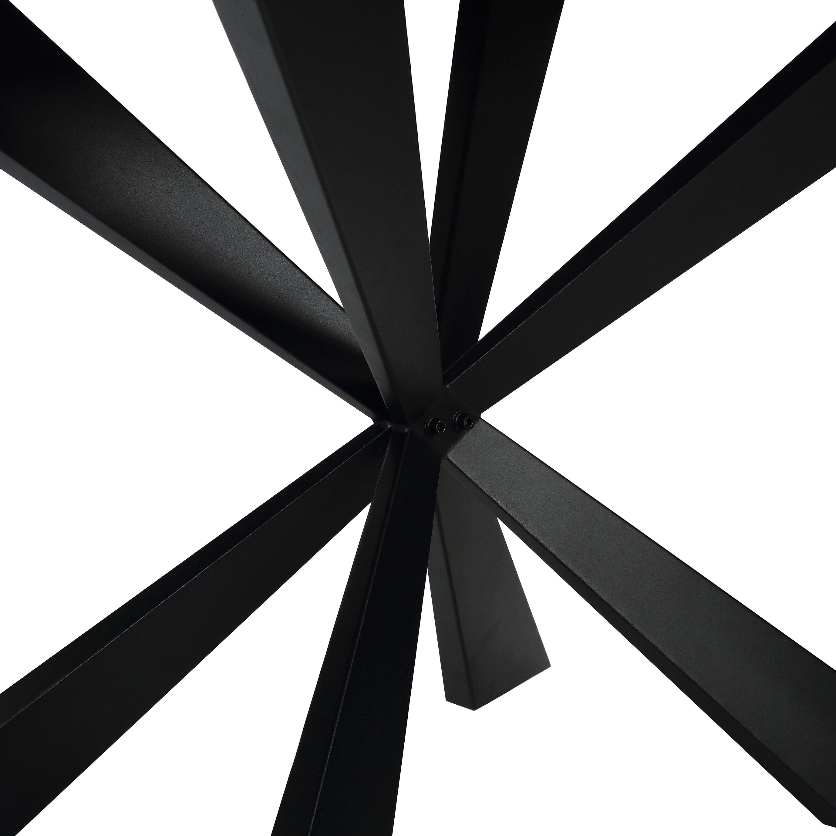 Home affaire Eettafel Soyans moderne spiderframe, in vier breedtes, melaminehars gecoat