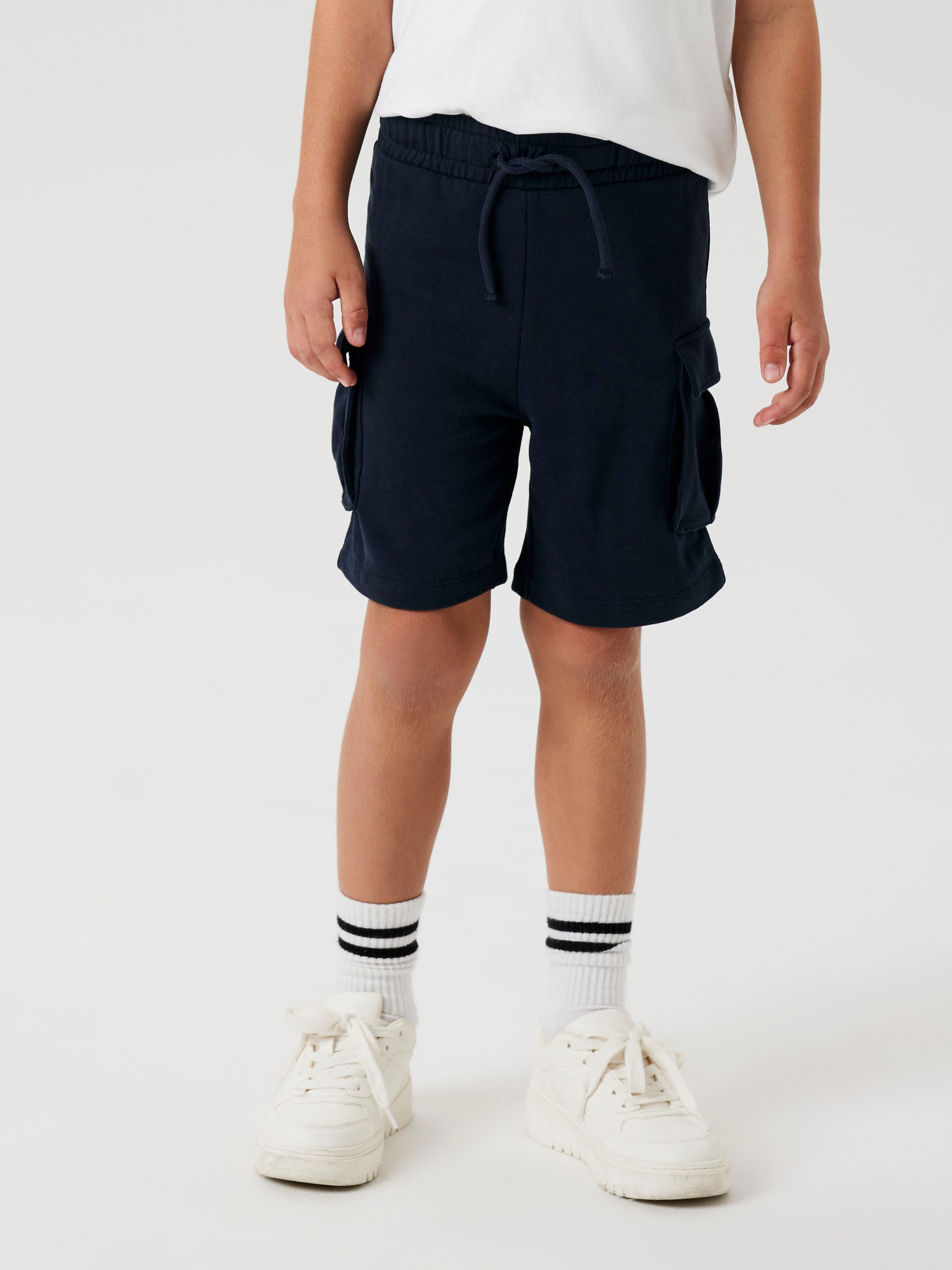 Name It Short NKMOLLIE CARGO SHORTS UNB NOOS jongens shorts maat 134 blauw