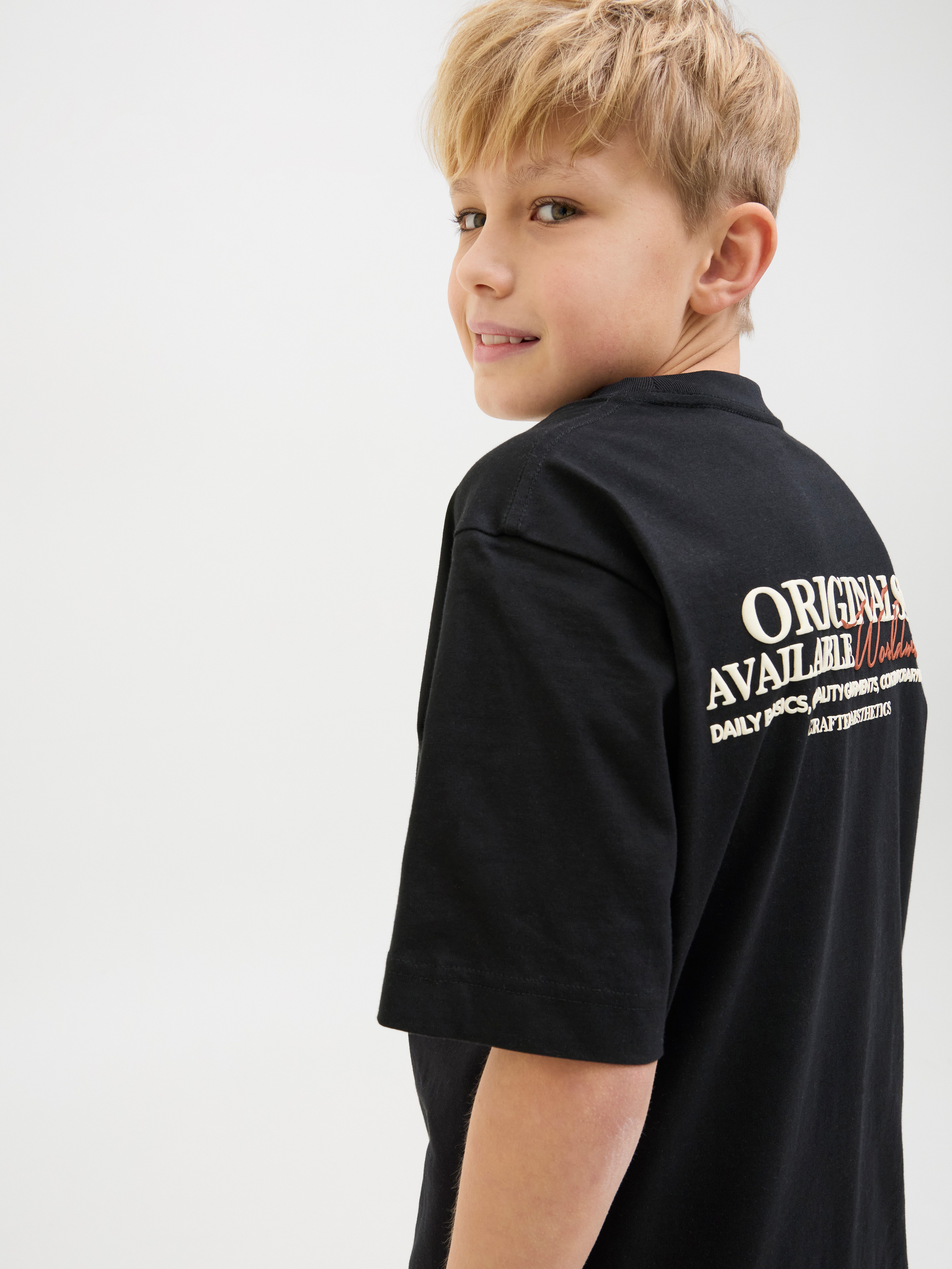 Jack & Jones Junior T-shirt JORISLINGTON TYPE TEE SS CREW N. SN JNR