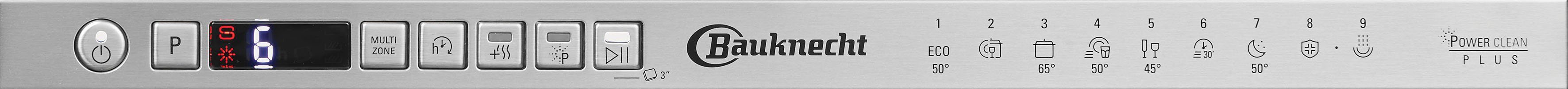 BAUKNECHT Volledig geïntegreerde vaatwasser BSIO 3T223 PE X, 82 cm x 44,8 cm