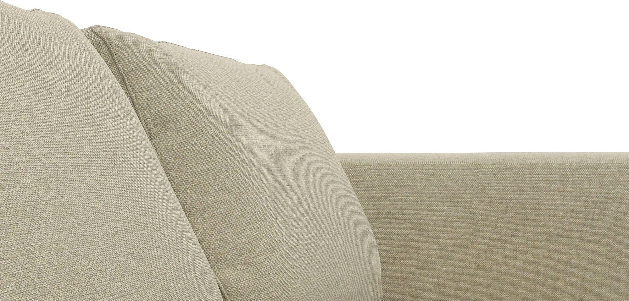 FLEXLUX Hoekbank Loano, geweldige zitcomfort, L-vorm moderne zitbank, vrijstaand, losse kussens, koudschuim in de zitting