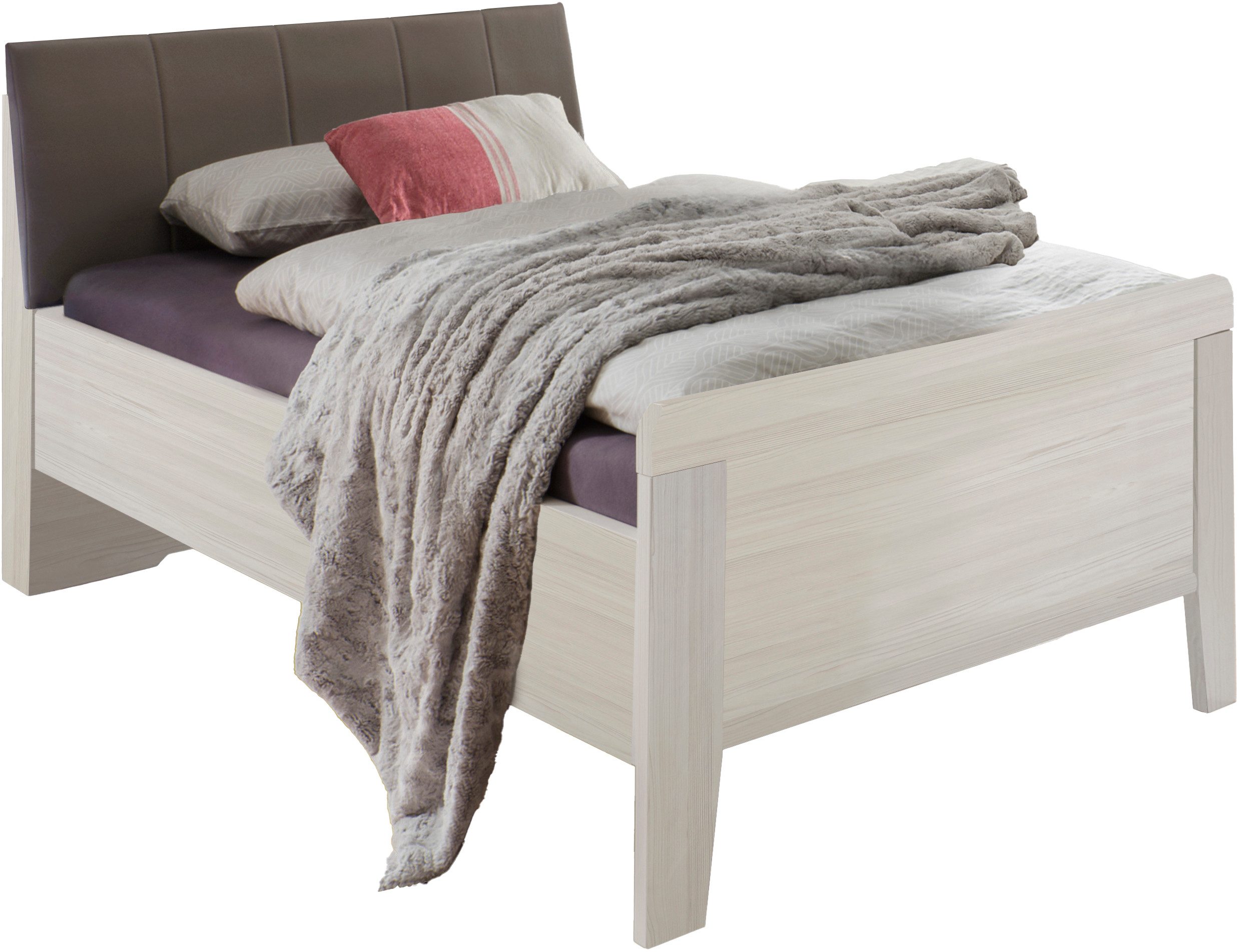 WIEMANN Houten bed Bern viervoudig verstelbare lighoogte bedden beige