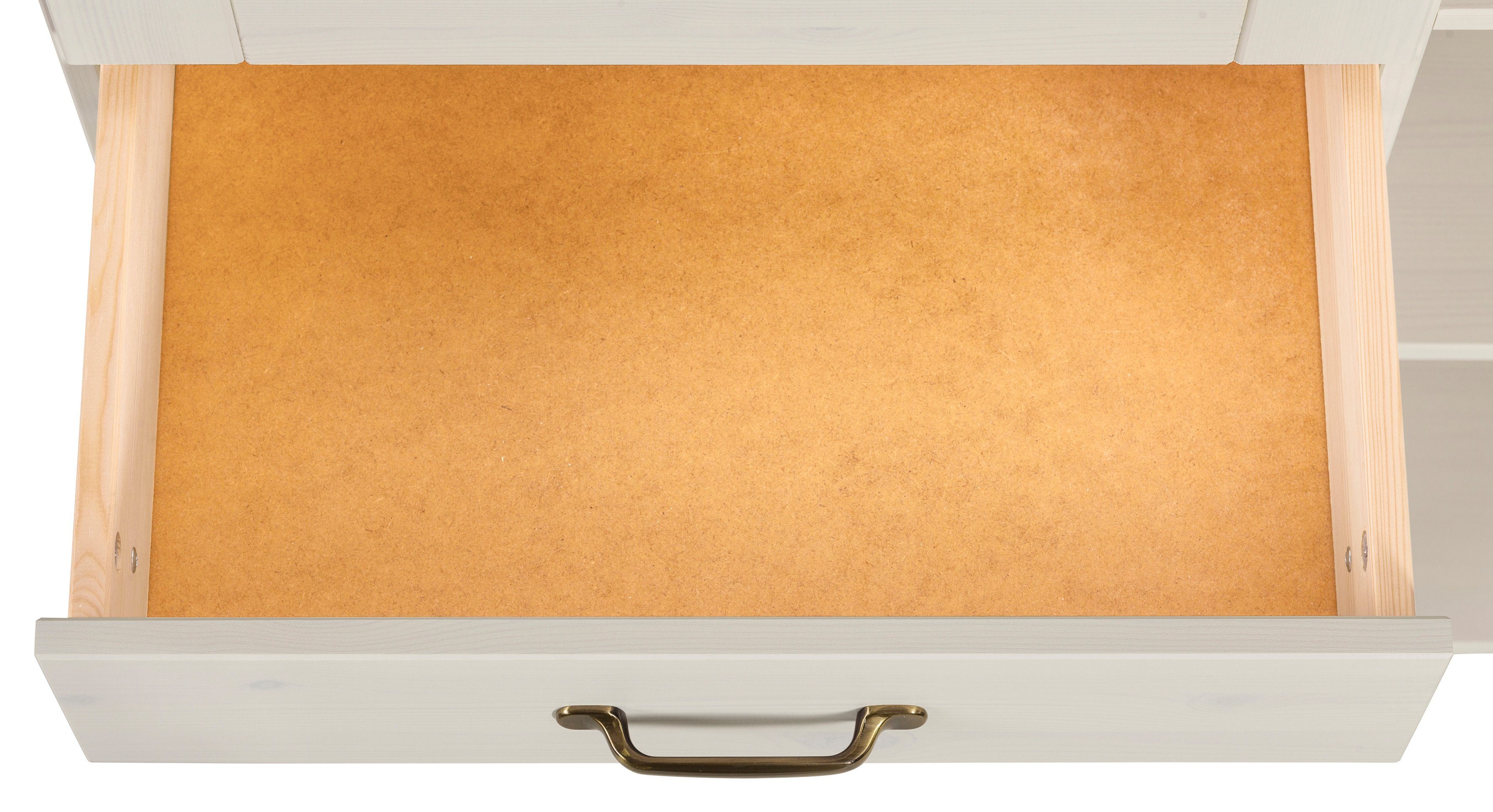 Home affaire Hoge kast Alby Breedte 75 cm, 2 deuren, 1 lade, 6 open vakken