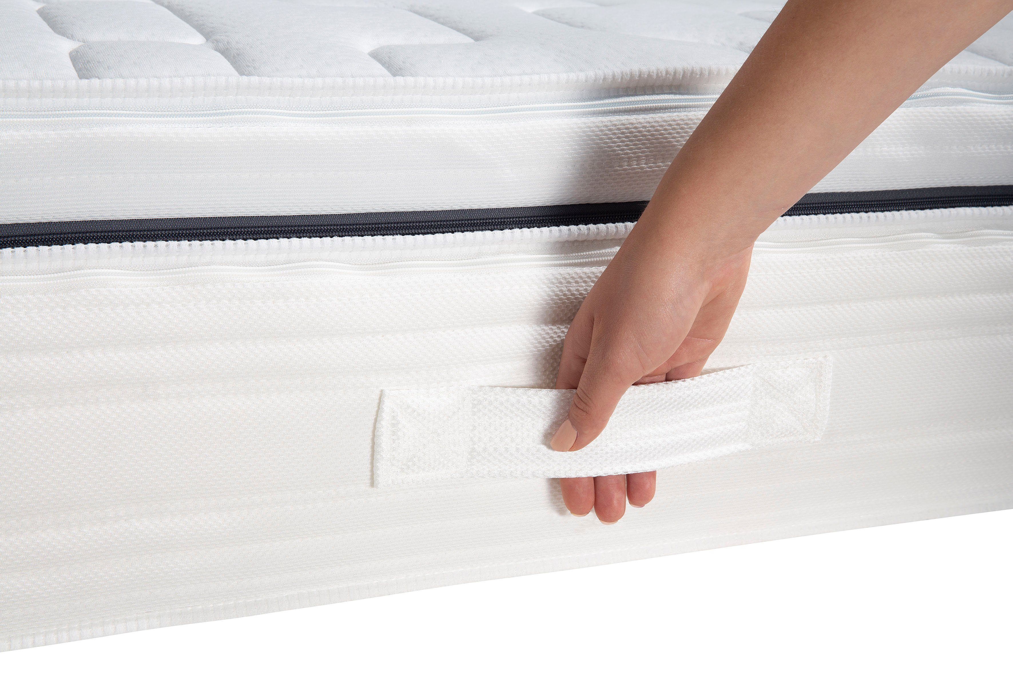 f.a.n. Frankenstolz Pocketveringsmatras Tulani, matras in 90 x 200 cm, 140 x 200 cm en andere maten hoogte 24 cm