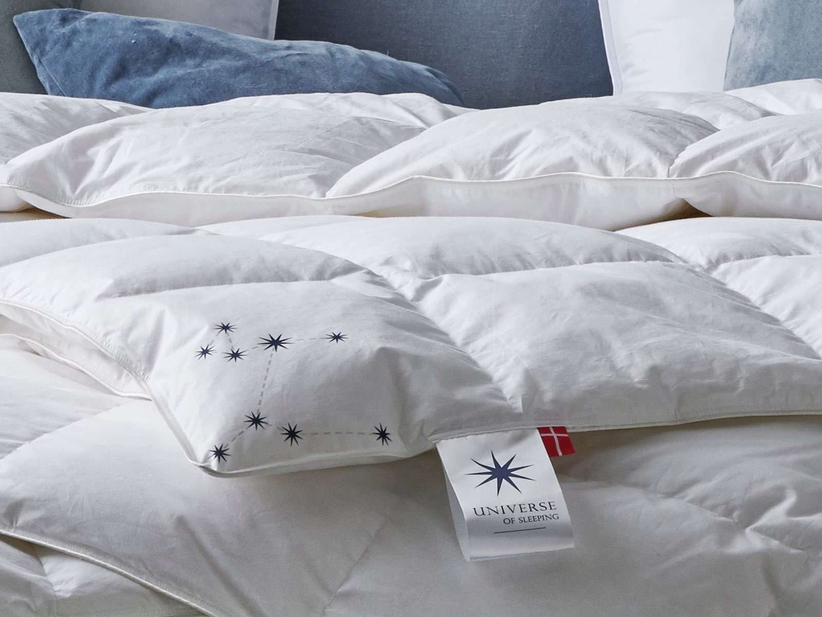UNIVERSE OF SLEEPING Donzen dekbed Mercury, voor zomer & winter, natuurlijke materialen, Made in Denmark (1 stuk)