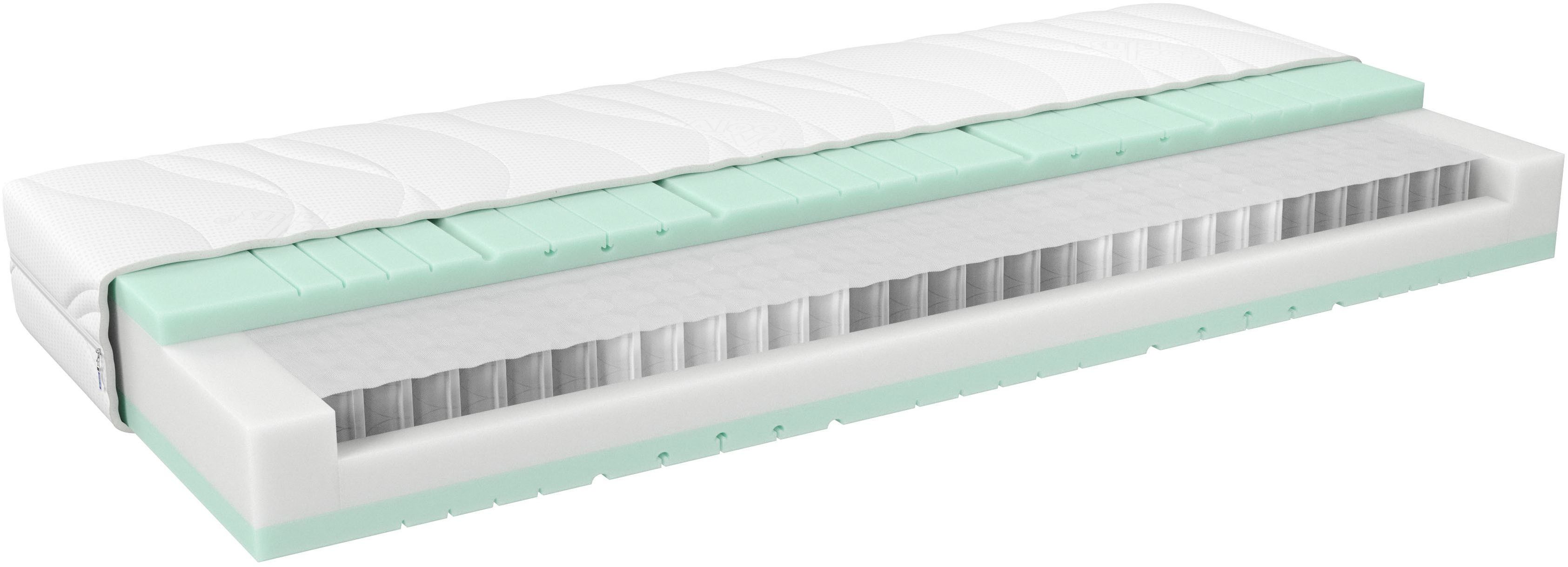 Malie Pocketveringsmatras MALINA, 5 Zones Matras 90x200 cm, 140x200 cm & andere maten hoogte 22 cm pocketvering matrassen maat 180 cm x 200 cm x 22