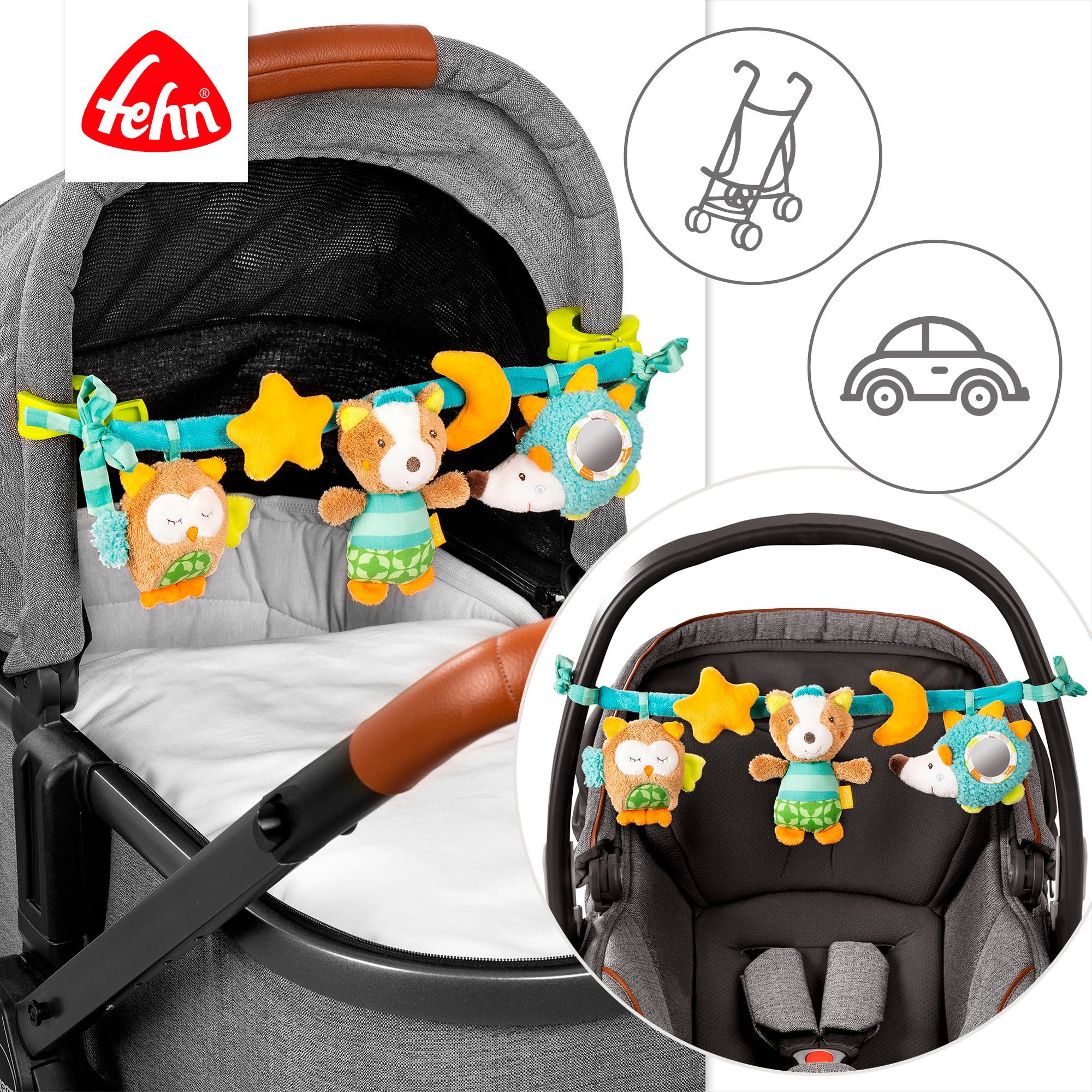 Fehn Kinderwagenketting Sleeping Forest,