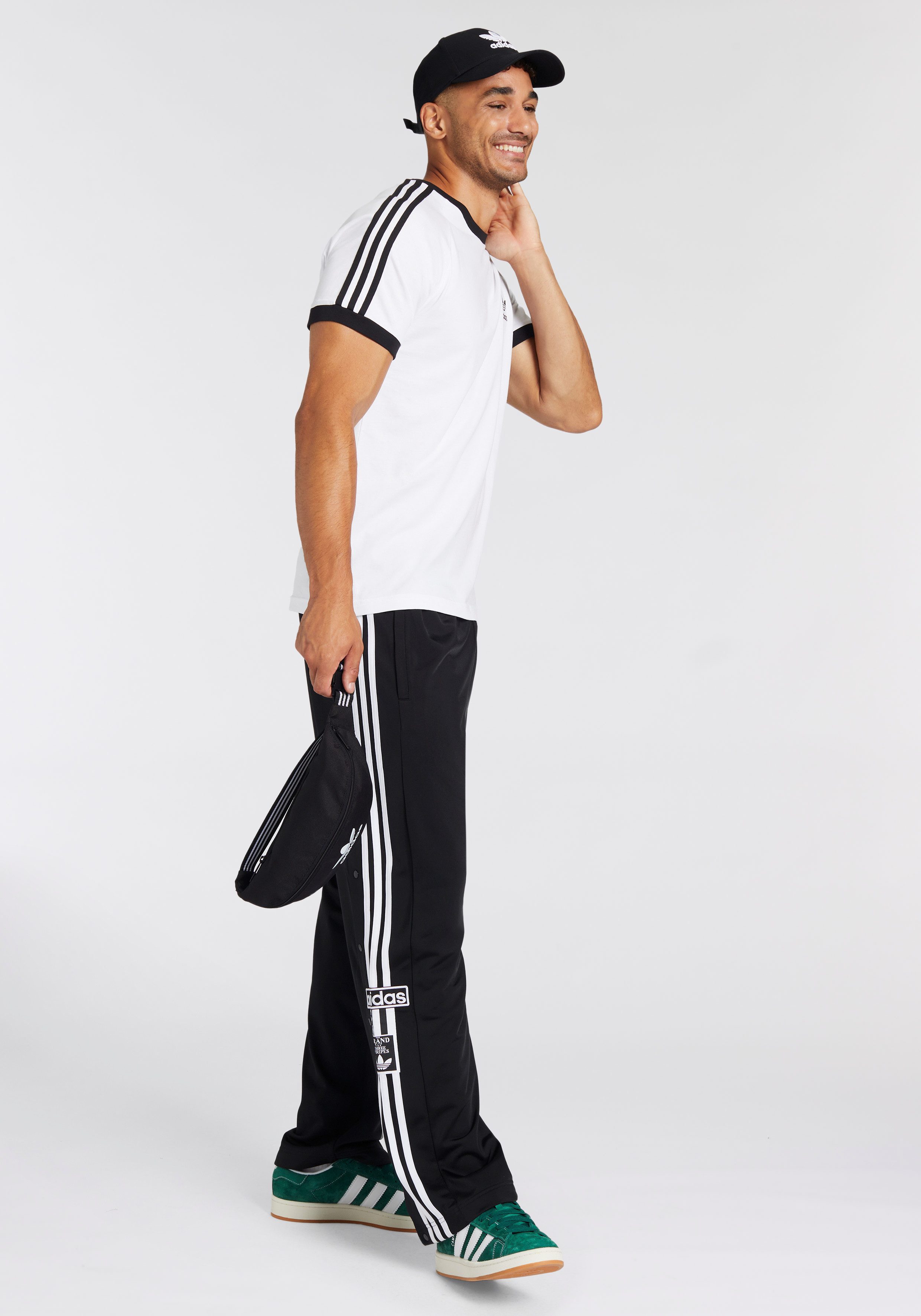 adidas Originals T-shirt 3-STRIPES TEE drie-strepen t-shirt