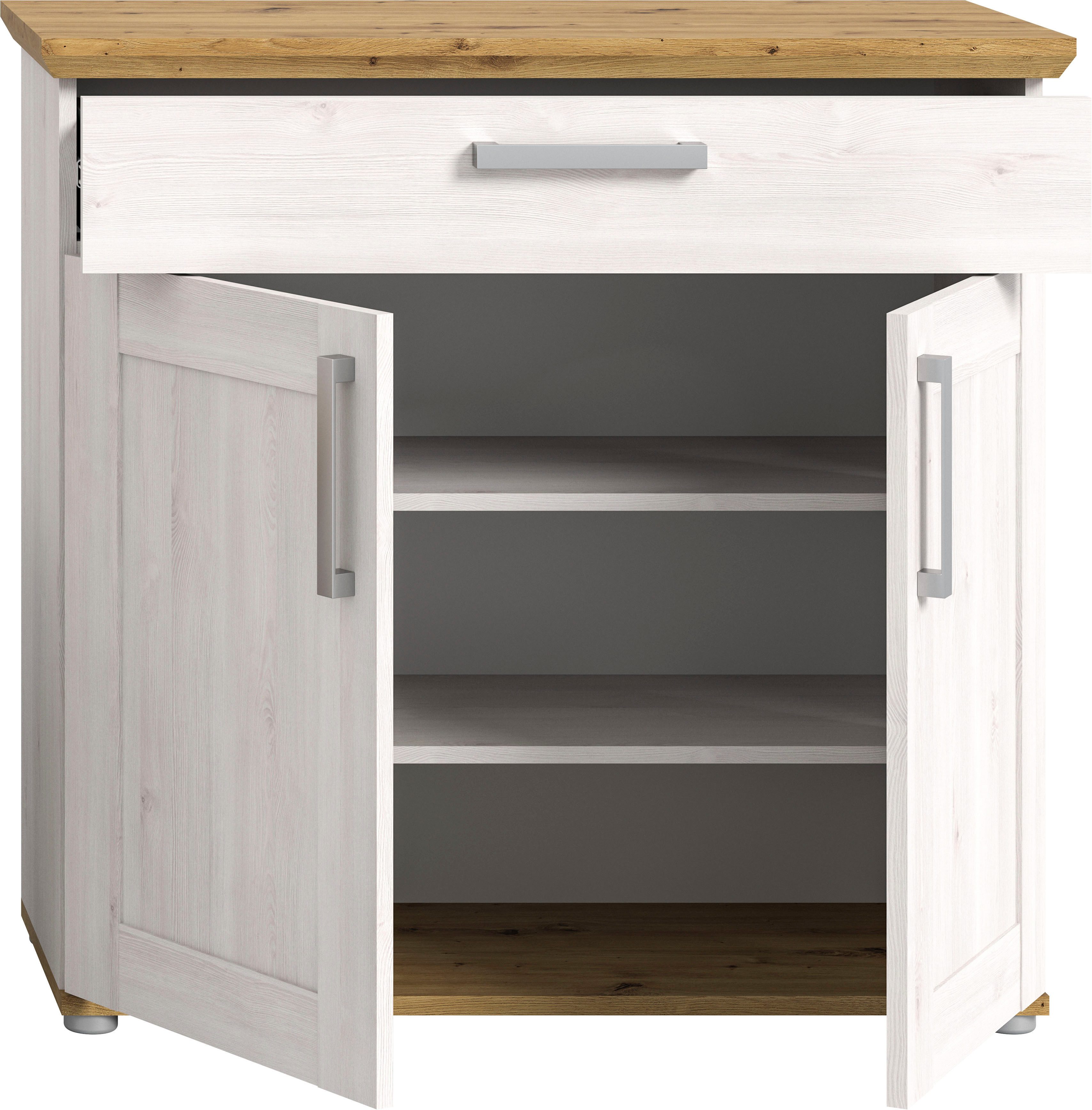 Home affaire Schoenenkast Cosenza, Breedte 95 cm, 2 Deuren, 2 Planken, 1 Lade, 2-kleurig