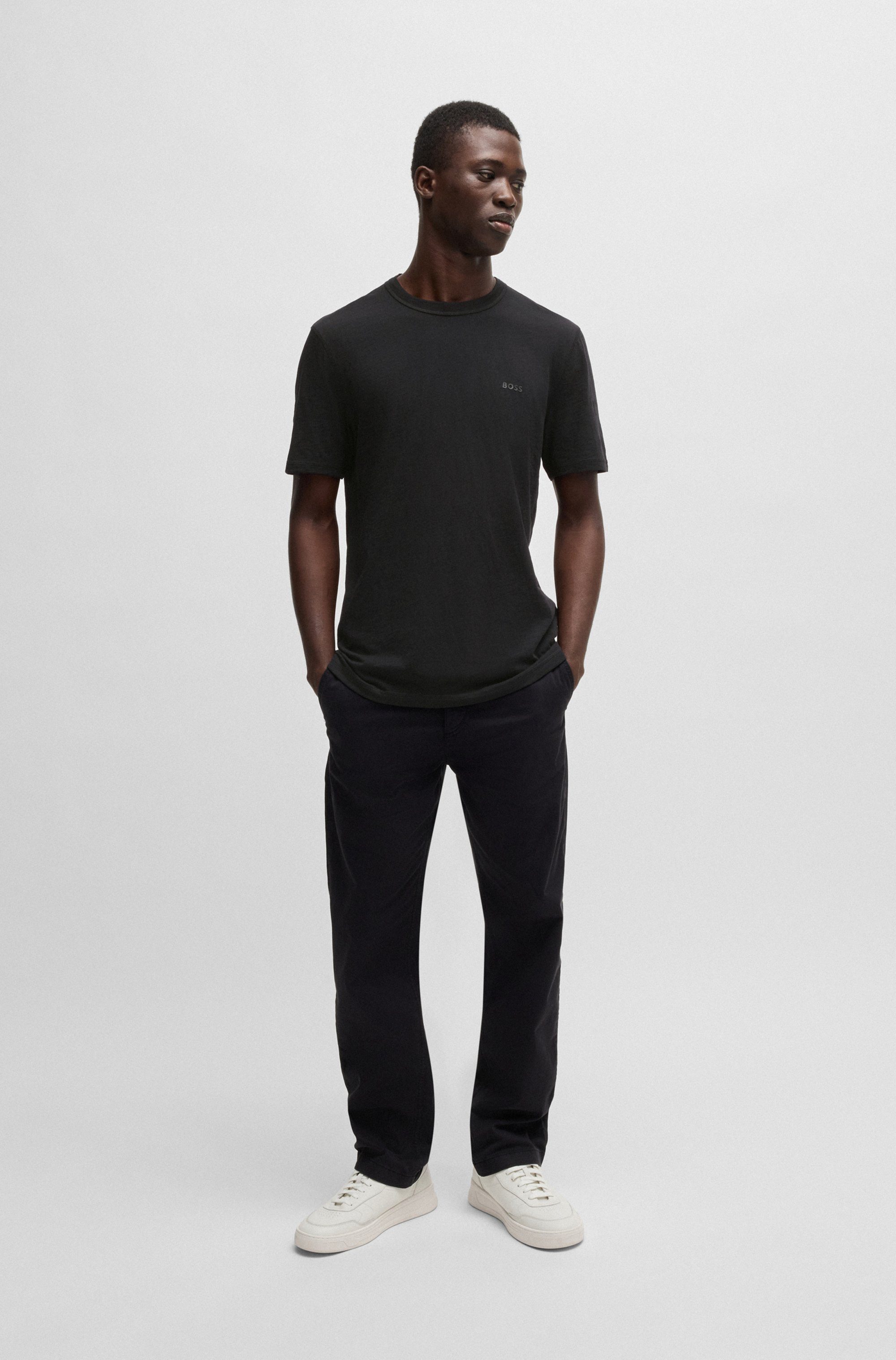 Boss Orange T-shirt Tegood met een ronde hals
