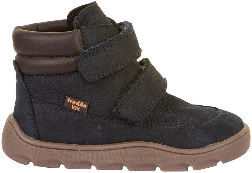 froddo® Barefootschoenen ZERU TEX FURRY BAREFOOT Klittenbandlaarzen, high top sneaker, winterlaarzen met lamswollen binnenzool