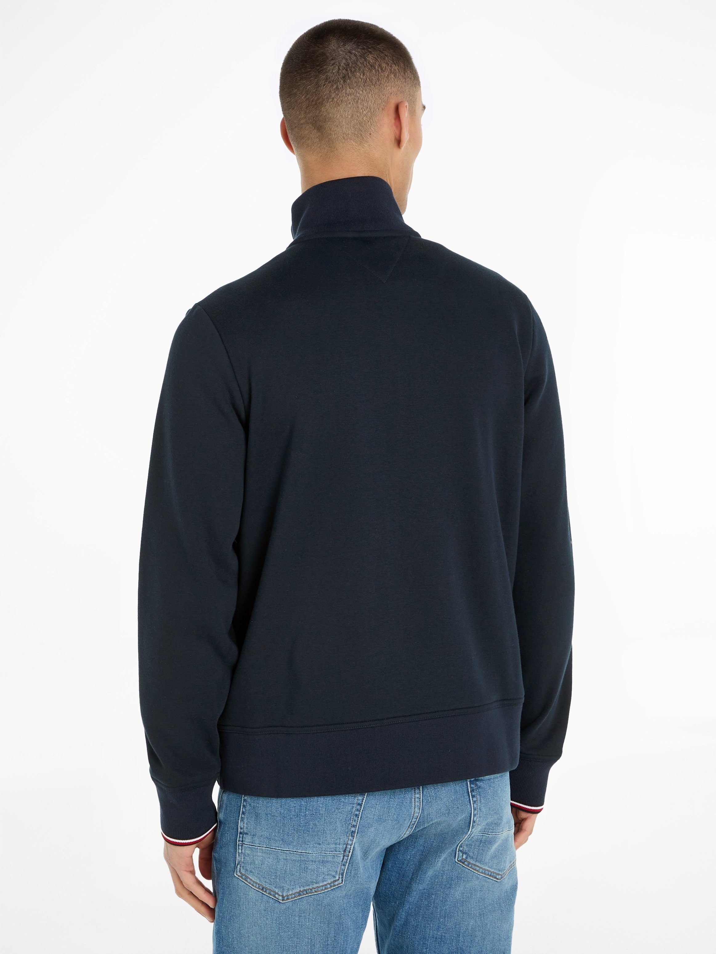 Tommy Hilfiger Blouson TOMMY LOGO MIX MEDIA STAND ZIP
