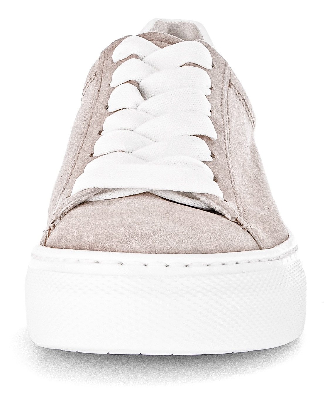 Gabor Plateausneakers Florence , vrijetijdsschoen, lage schoen, veterschoen met decoratieve stiksels, g-breedte