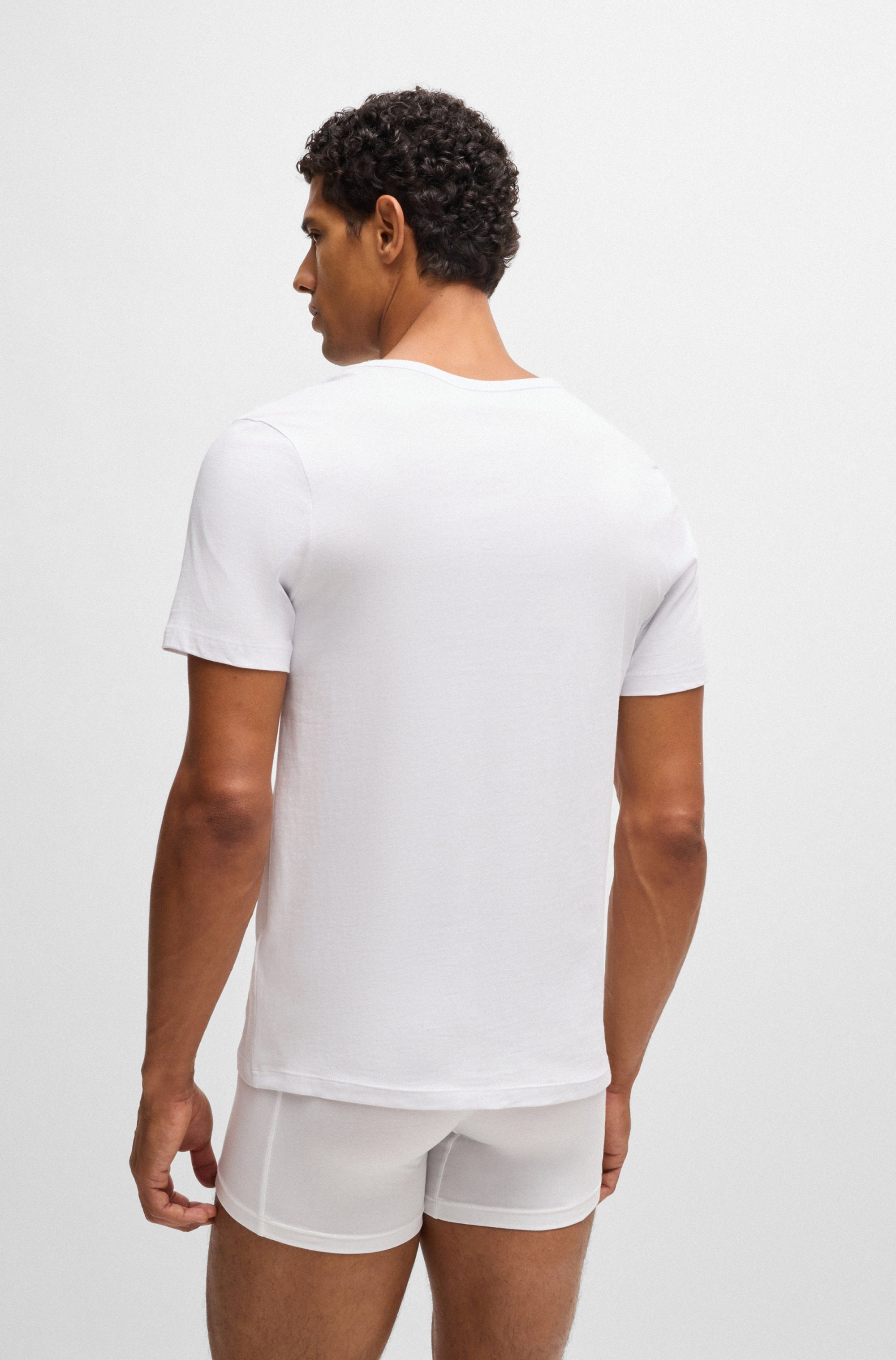 BOSS Shirt met V-hals T-shirt VN 3P Co (set)
