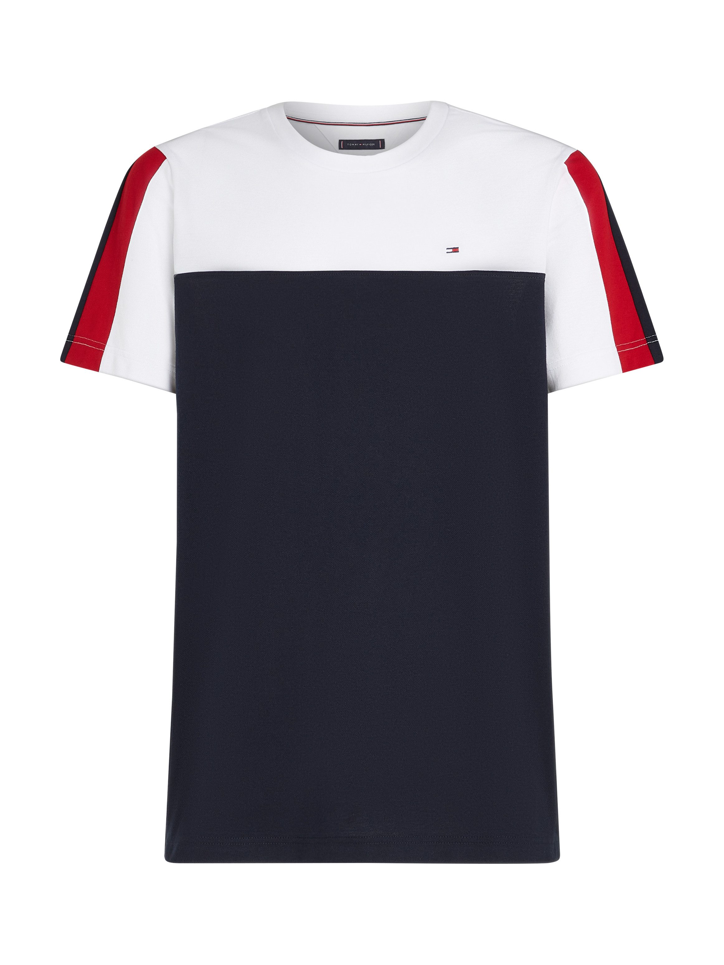 Tommy Hilfiger T-shirt GLOBAL STRIPE COLOURBLOCK TEE