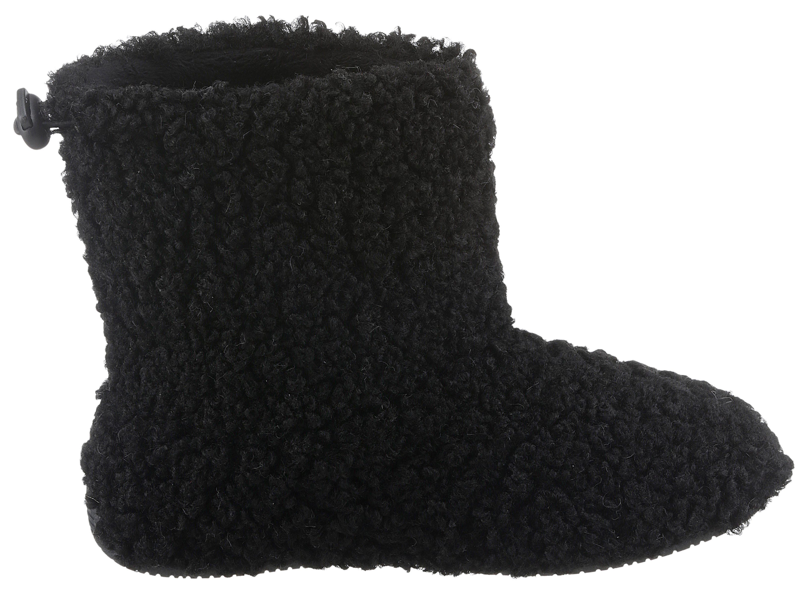 VERBENAS Pantoffels Yaiza Curly homeslipper, instaplaarzen, pantoffel in knuffel-uitstraling