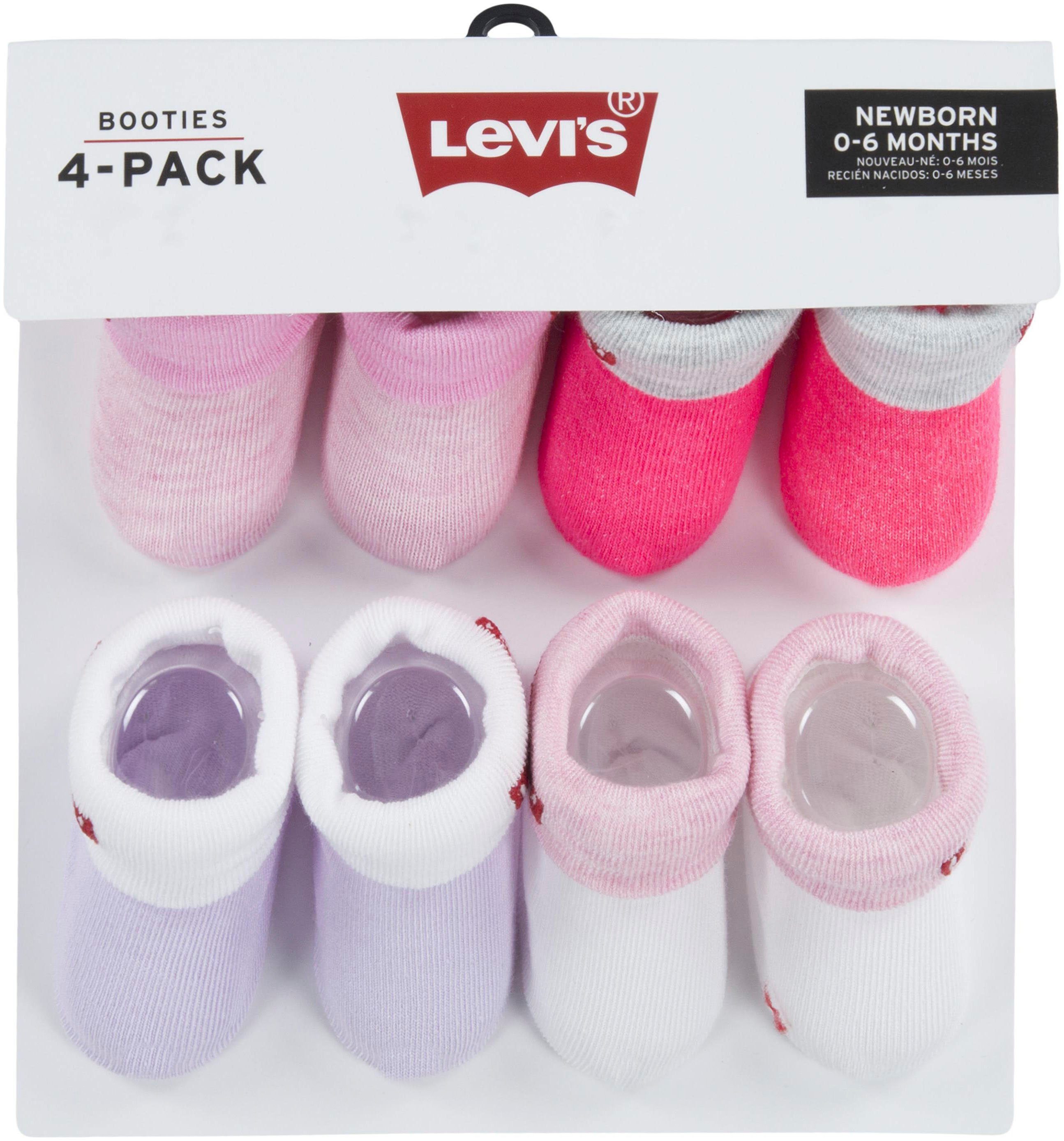 Levi's Kidswear Sokken 4PK Red Tab Bootie (8 paar)