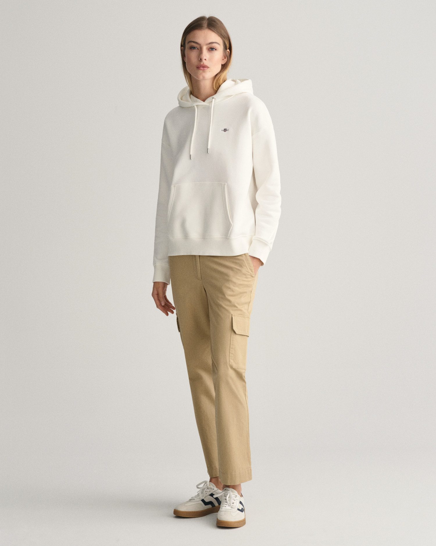 Gant Hoodie SHIELD HOODIE Grafische -borduursel op de borst