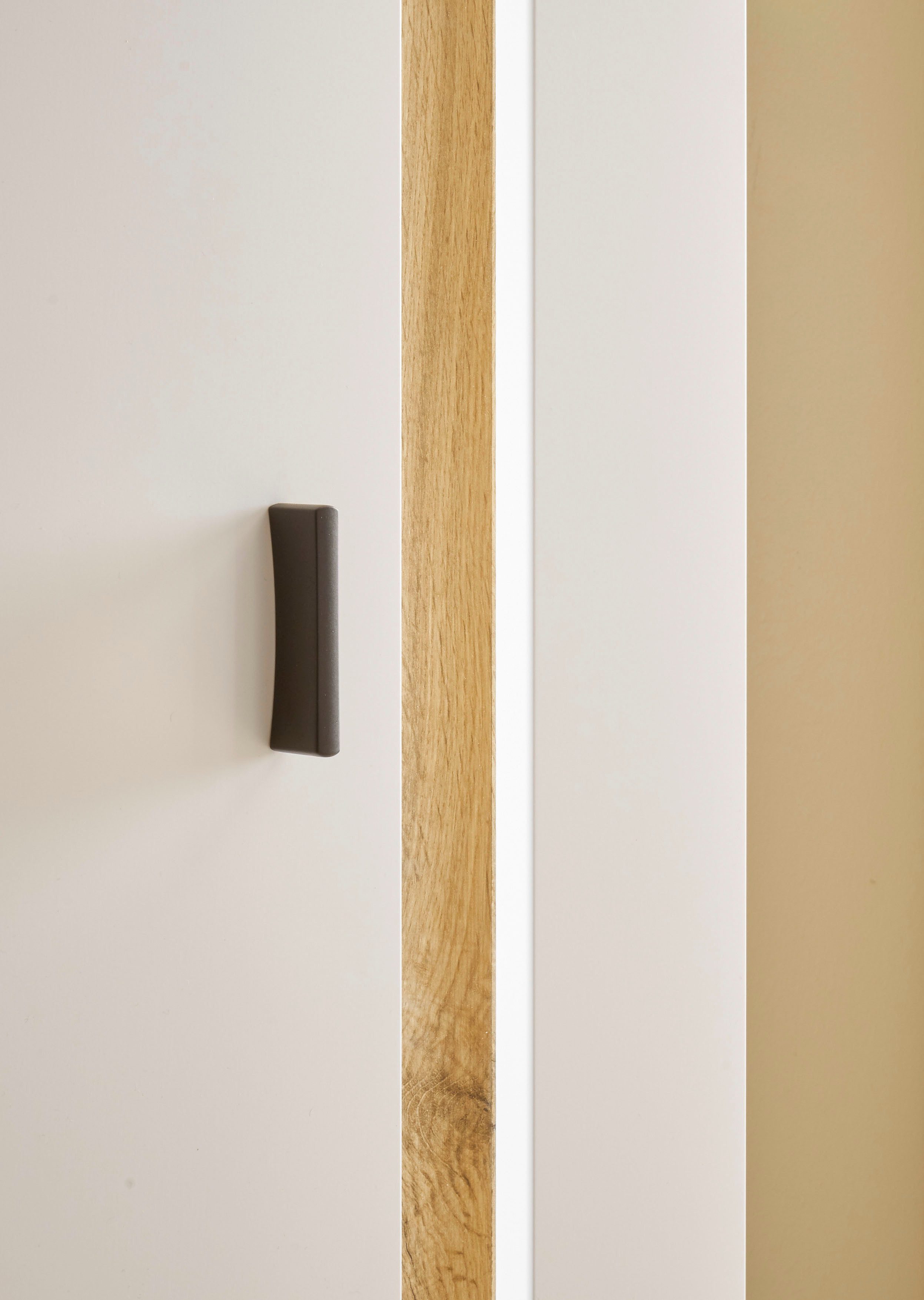 INOSIGN Multifunctionele kast Long Island in moderne trendkleur, inclusief verticale verlichting, breedte 55 cm (1 stuk)
