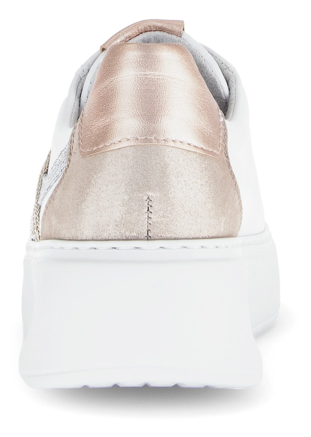 Gabor Plateausneakers Florence , vrijetijdsschoen, lage schoen, veterschoen, contrastafwerking, breedte g (=breed)