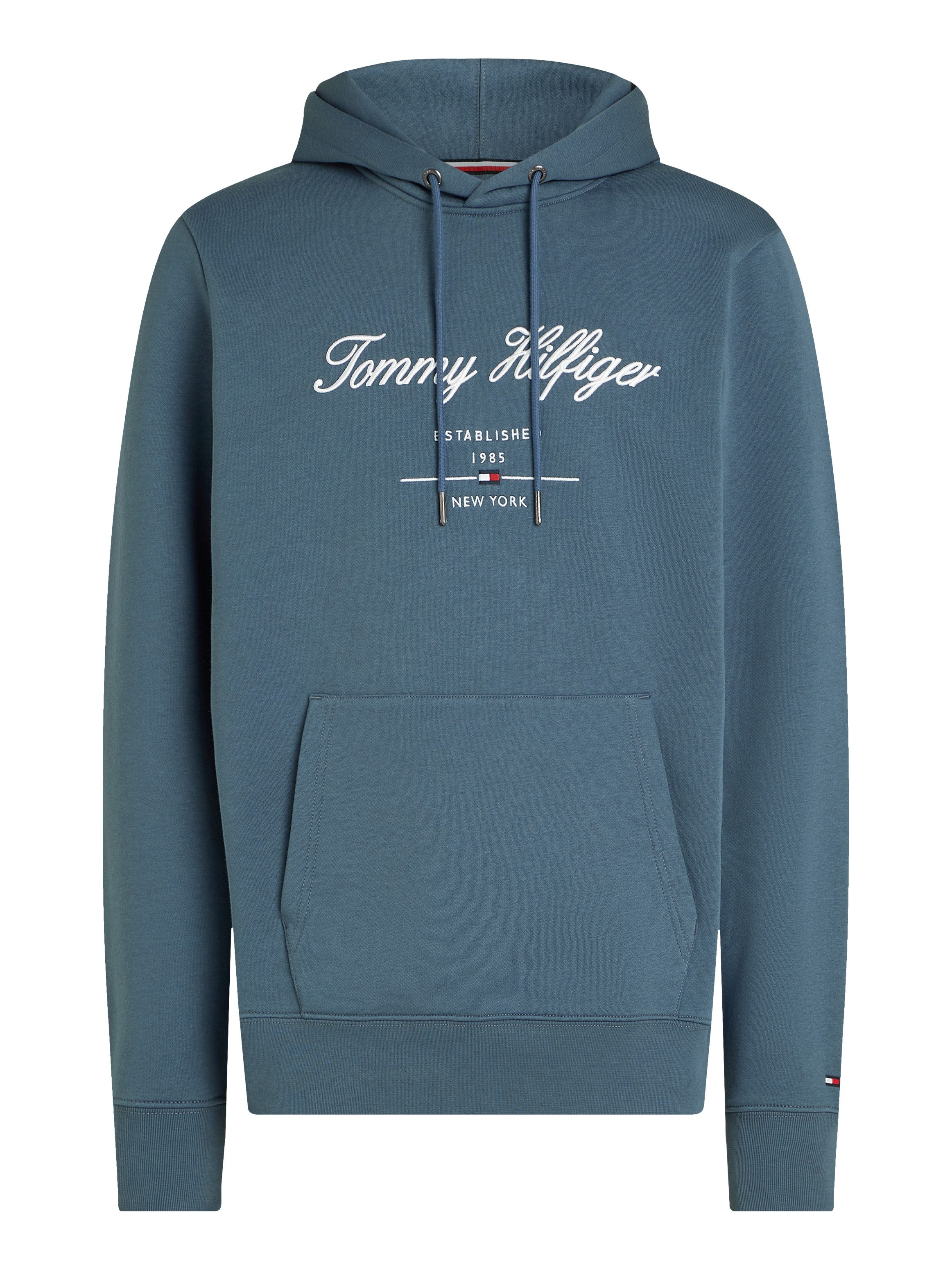 Tommy Hilfiger Hoodie SCRIPT LOGO HOODY met opgestikt logo