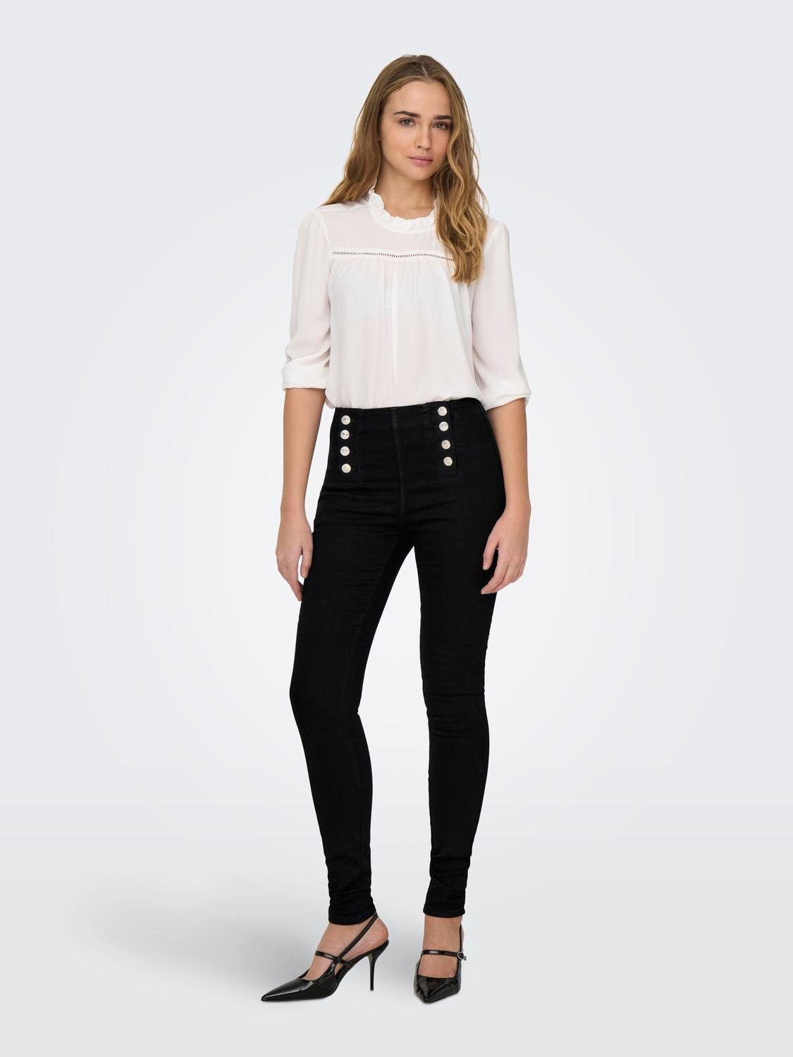 Only Skinny fit jeans ONLDAISY HW BUTTON SKINNY DNM