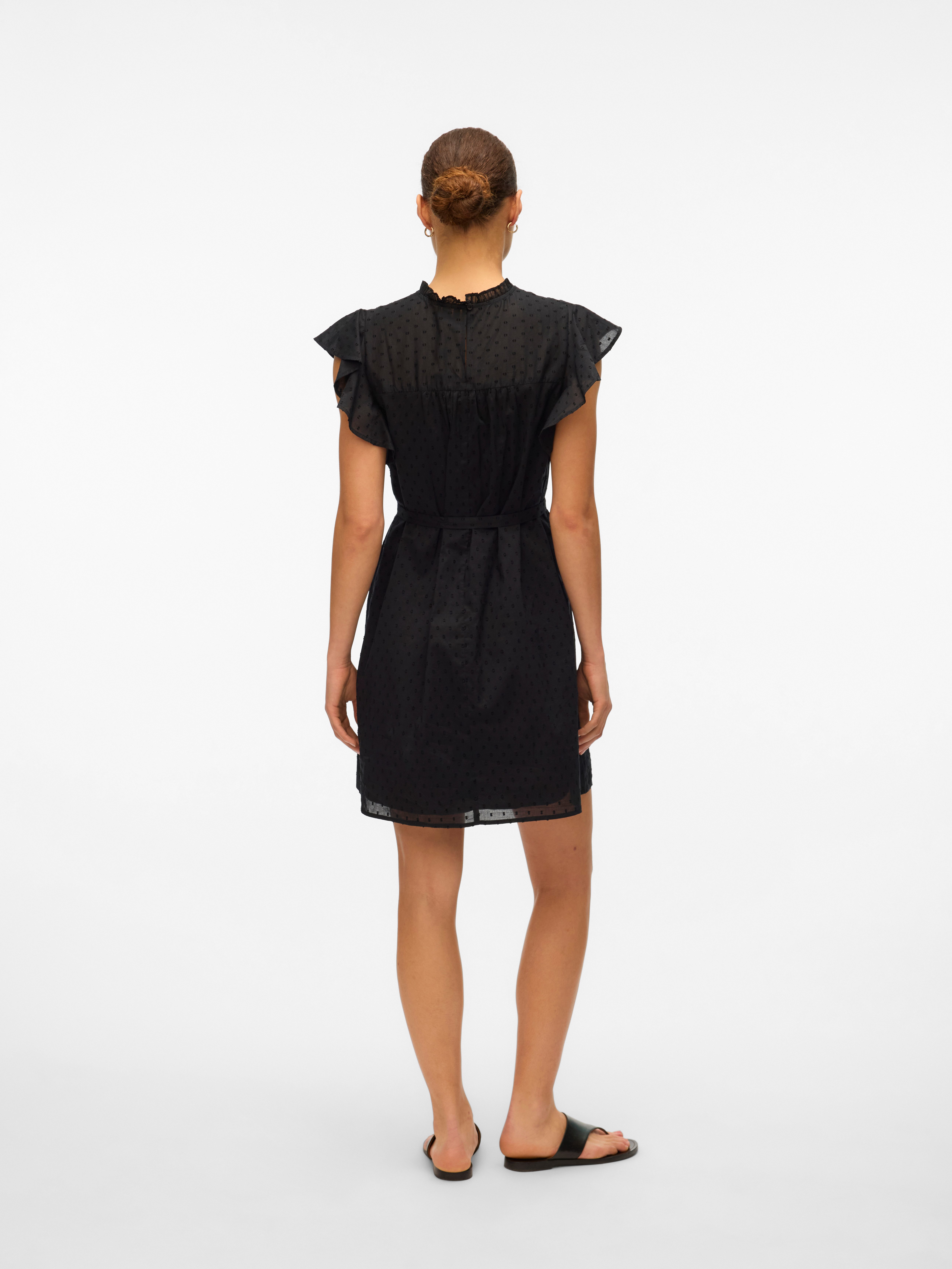 Vero Moda Mini-jurk VMTRINE SL SHORT LACE DRESS WVN GA NOOS