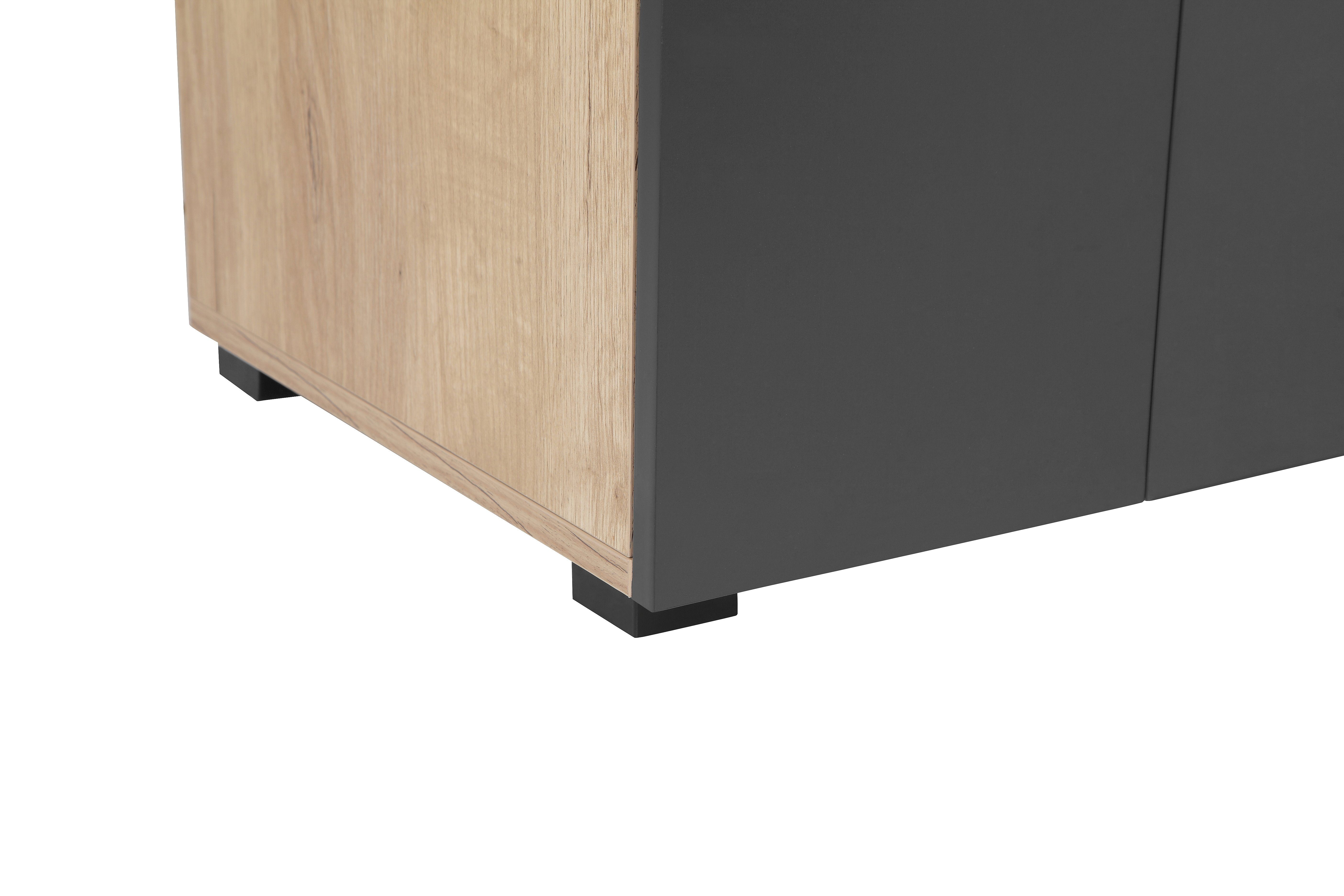 Places of Style Archiefkast Moid Hoogte 174,5 cm, moderne multifunctionele kast met deuren