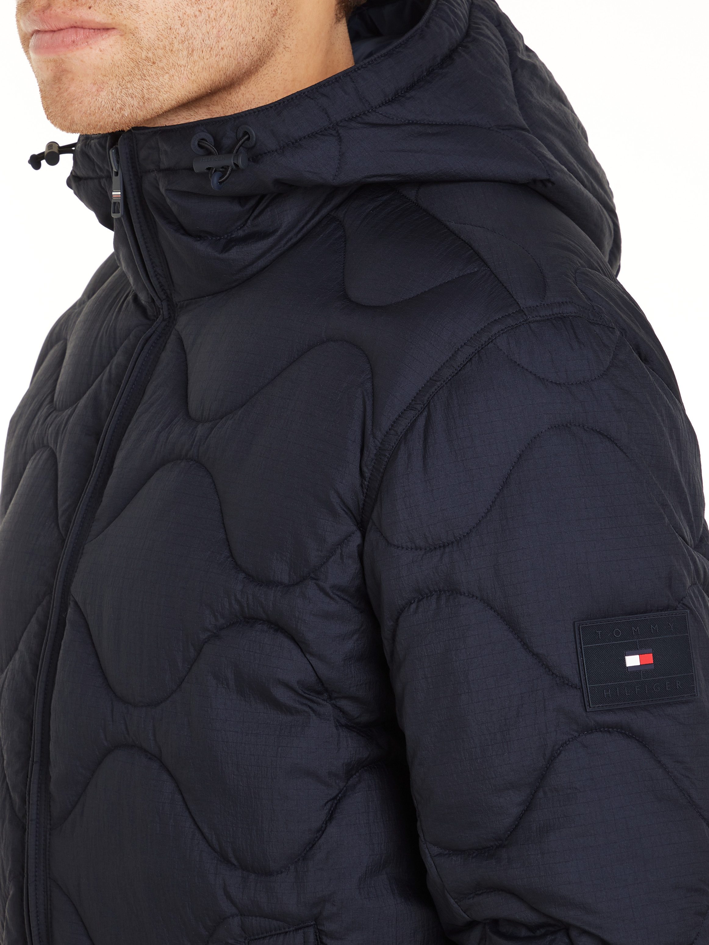 Tommy Hilfiger Gewatteerde jas ONION QUILTED HOODED JACKET