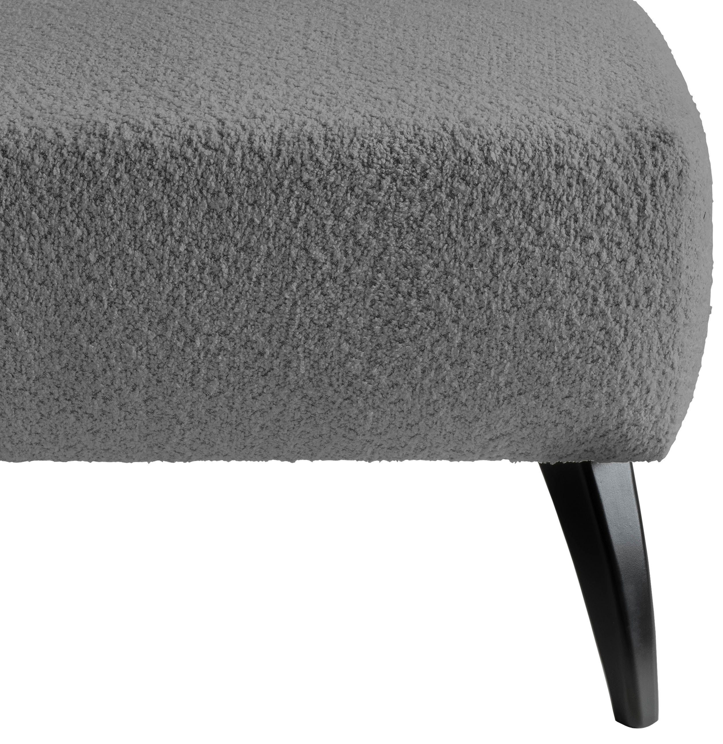 INOSIGN Hocker Colori Kleur houten poten naar keuze, verschillende stoffen, hoogwaardige stof