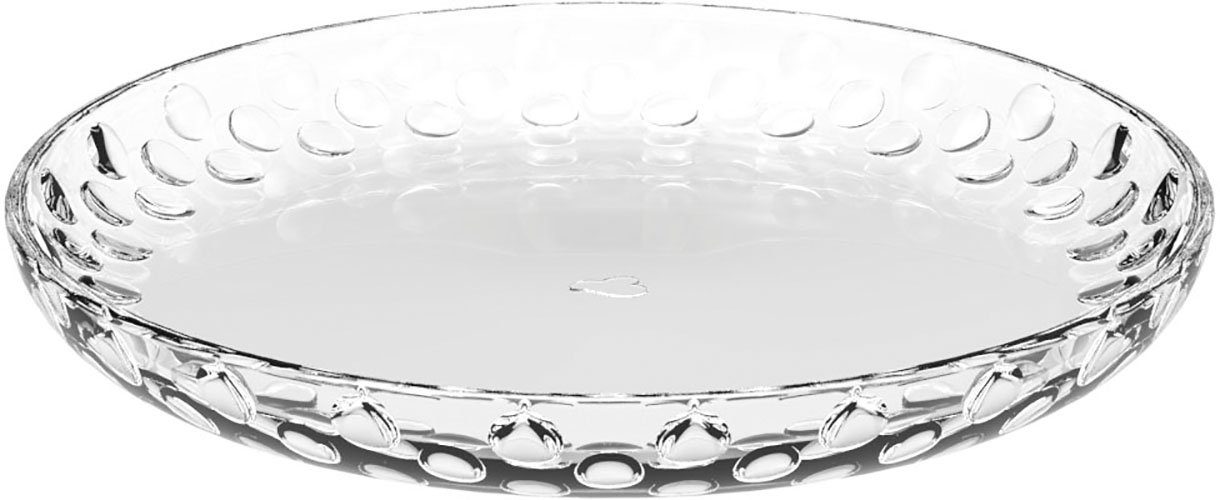 LEONARDO Ontbijtbordje Cucina Optic Glas, Ø 18 cm (set, 6 stuks)