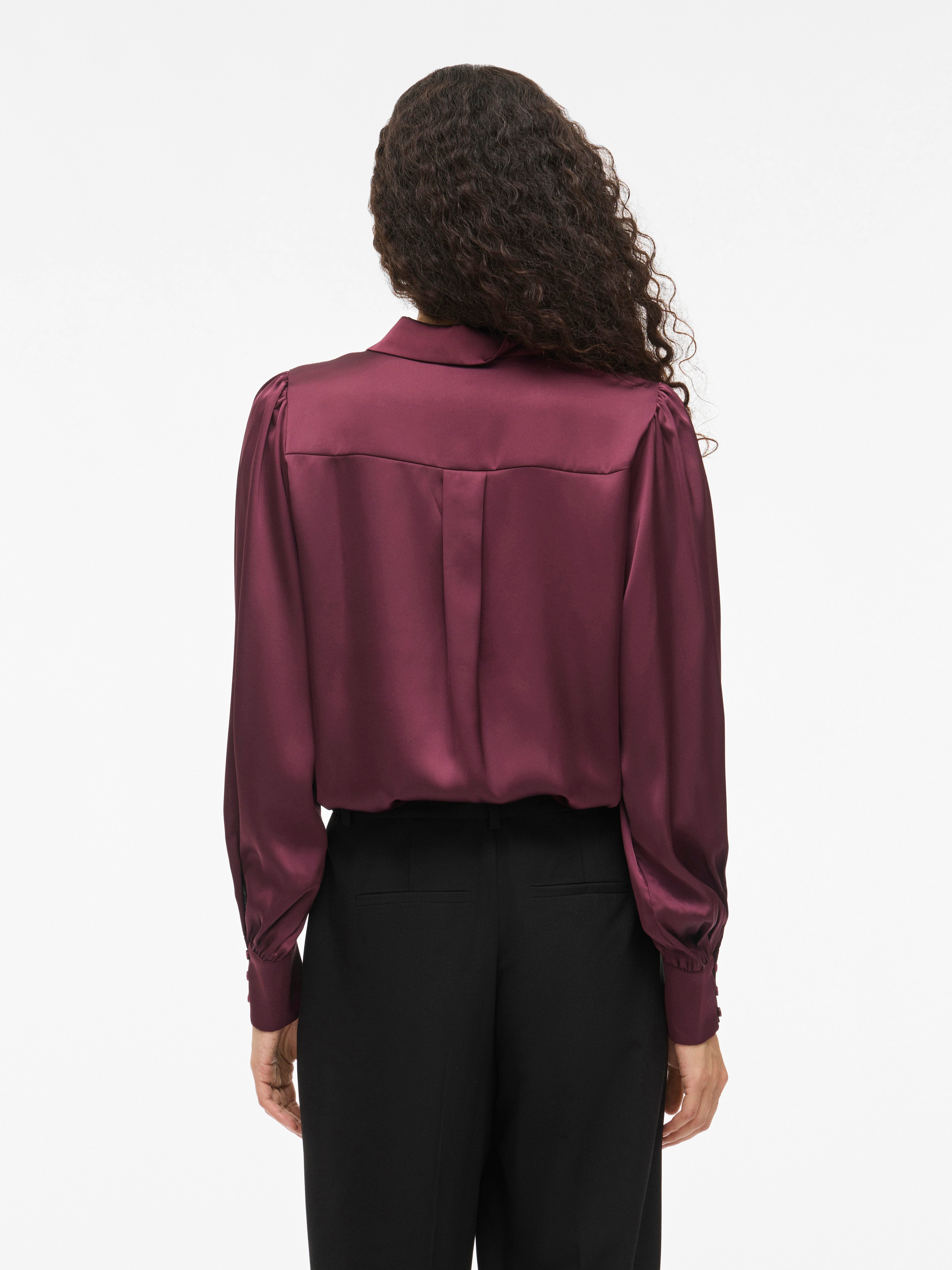 Vila Blouse met lange mouwen VIENNA RAVENNA L/S BALLOON SHIRT - NOOS