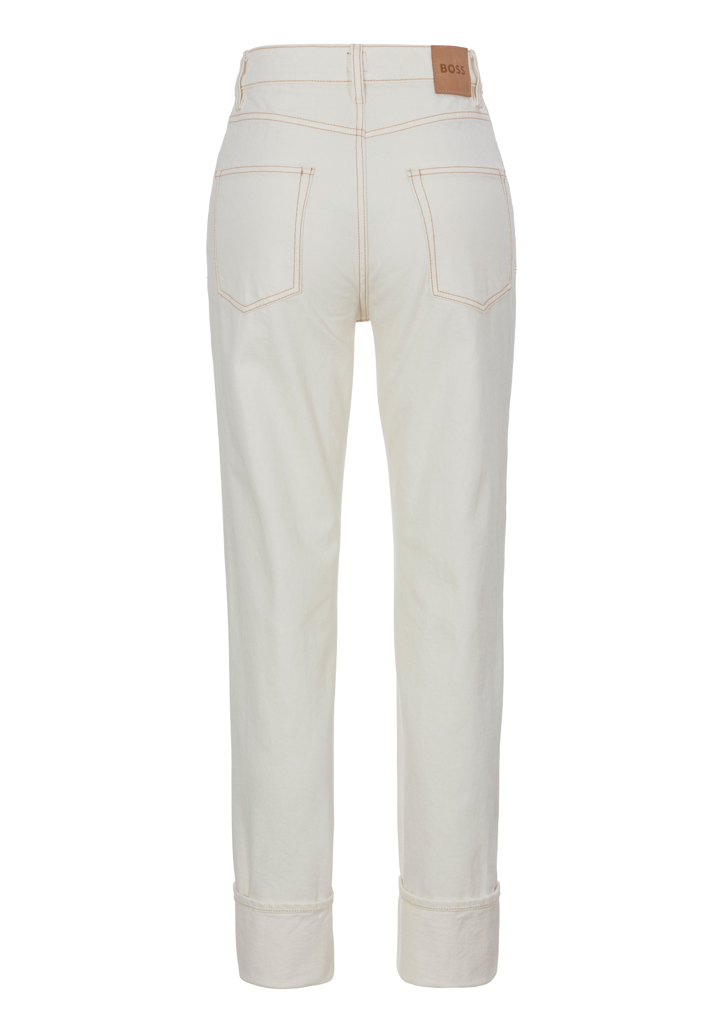 Boss Orange Wijde jeans Ada High Rise Slim Premium Damesmode