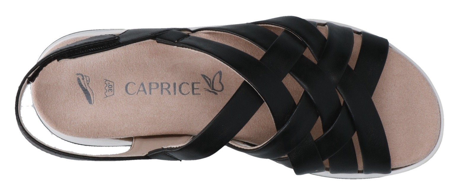 Caprice Sandalen , zomerschoen, sandaal, klittenbandschoen, met praktische klittenbandsluiting