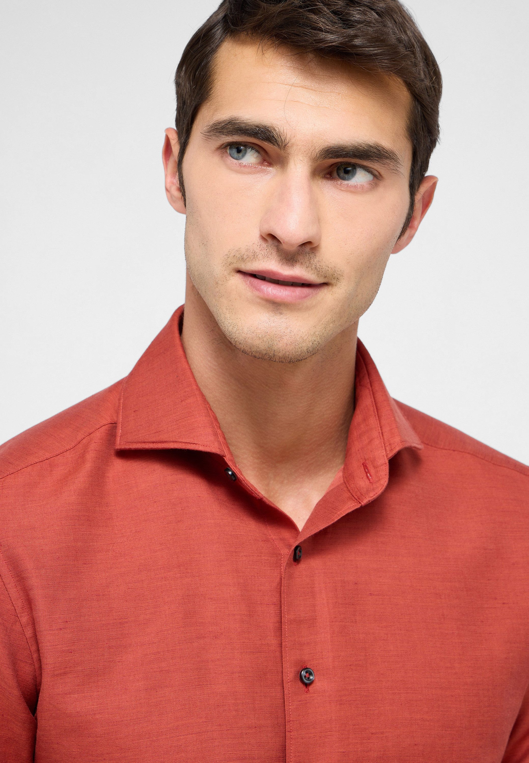 Eterna Overhemd met lange mouwen Slim fit EASY IRON (gemakkelijk te strijken)