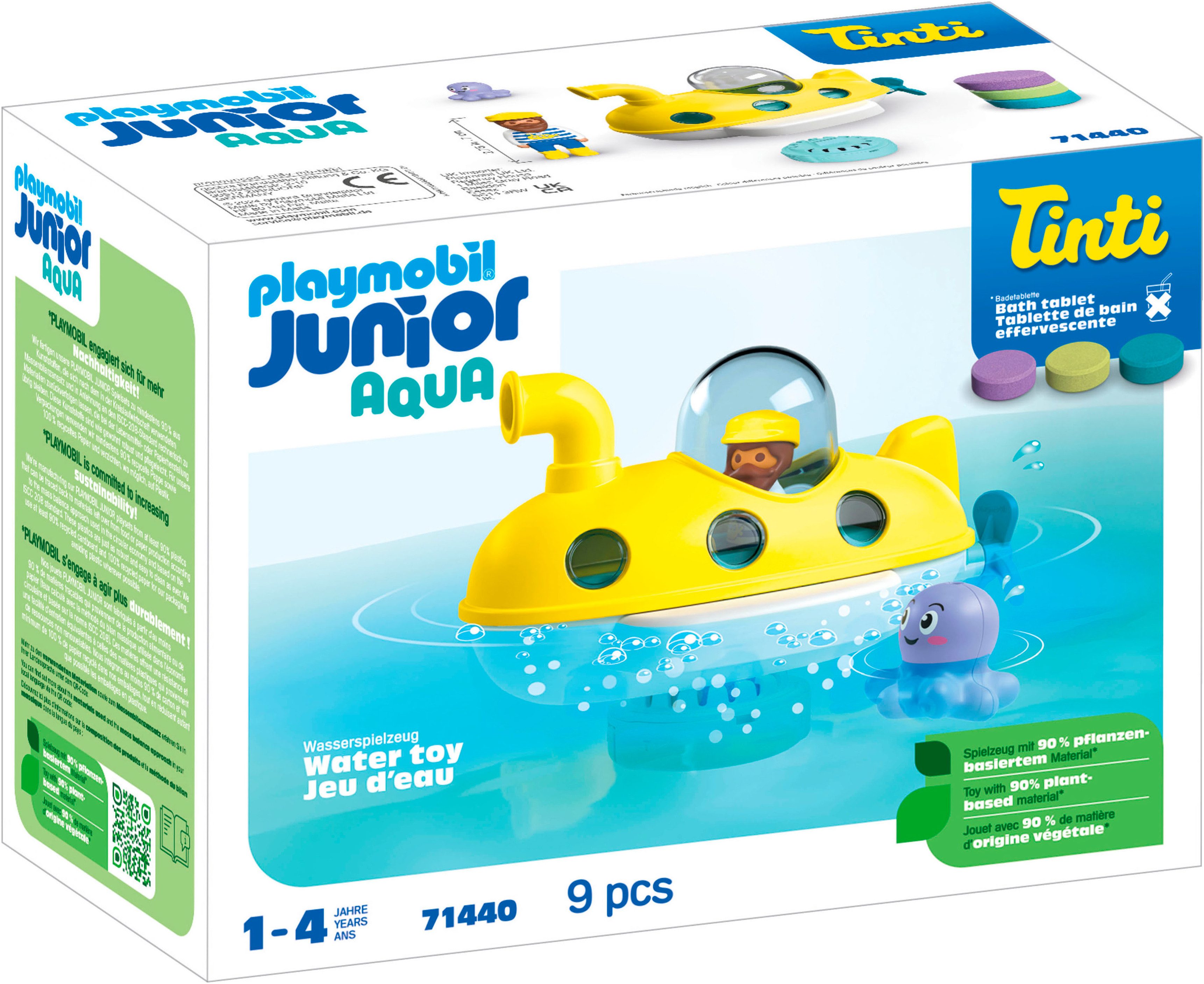 Playmobil® Constructie-speelset Kleurige U-Boot (71440), JUNIOR AQUA & Tinti (9-delig)