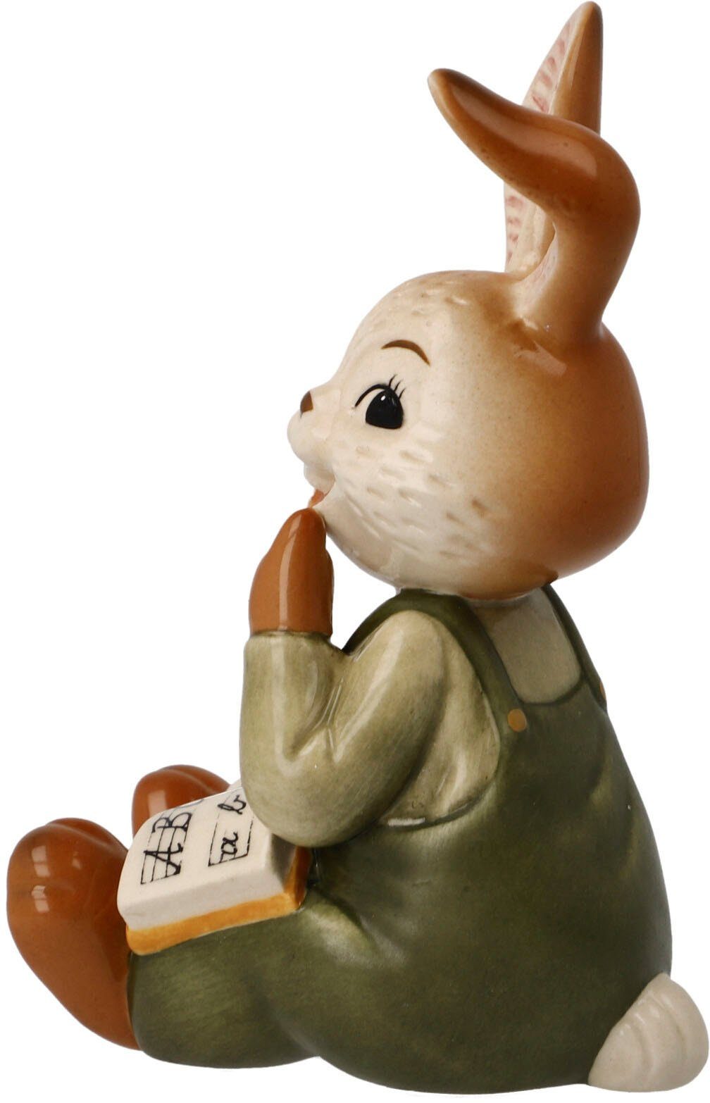 Goebel Paashaas Haas School - Vroeg Oefent Verzamelfiguur, konijn aan het lezen (1 stuk)