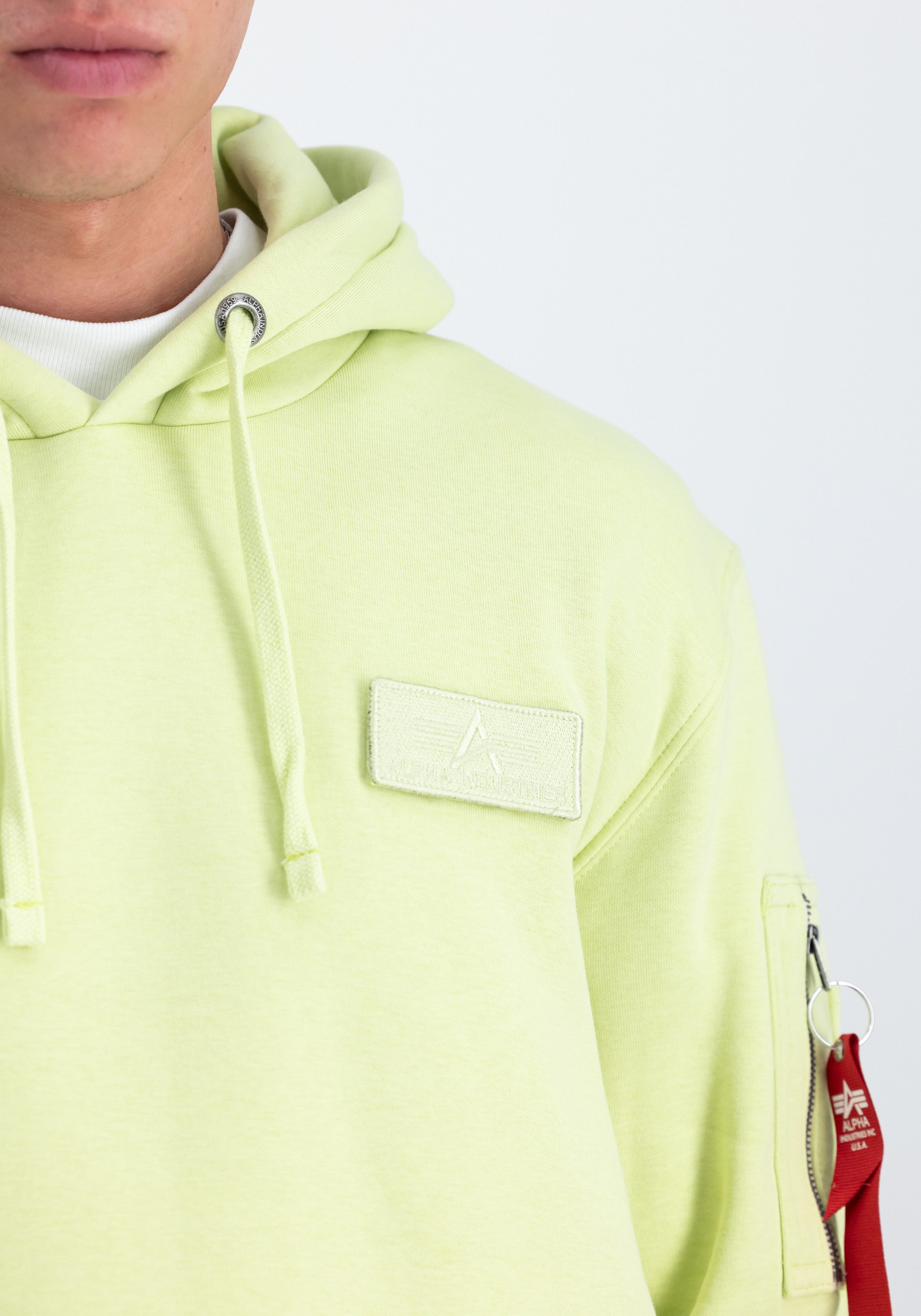 Alpha Industries Hoodie Alpha Industries Men - Hoodies Red Stripe Hoodie