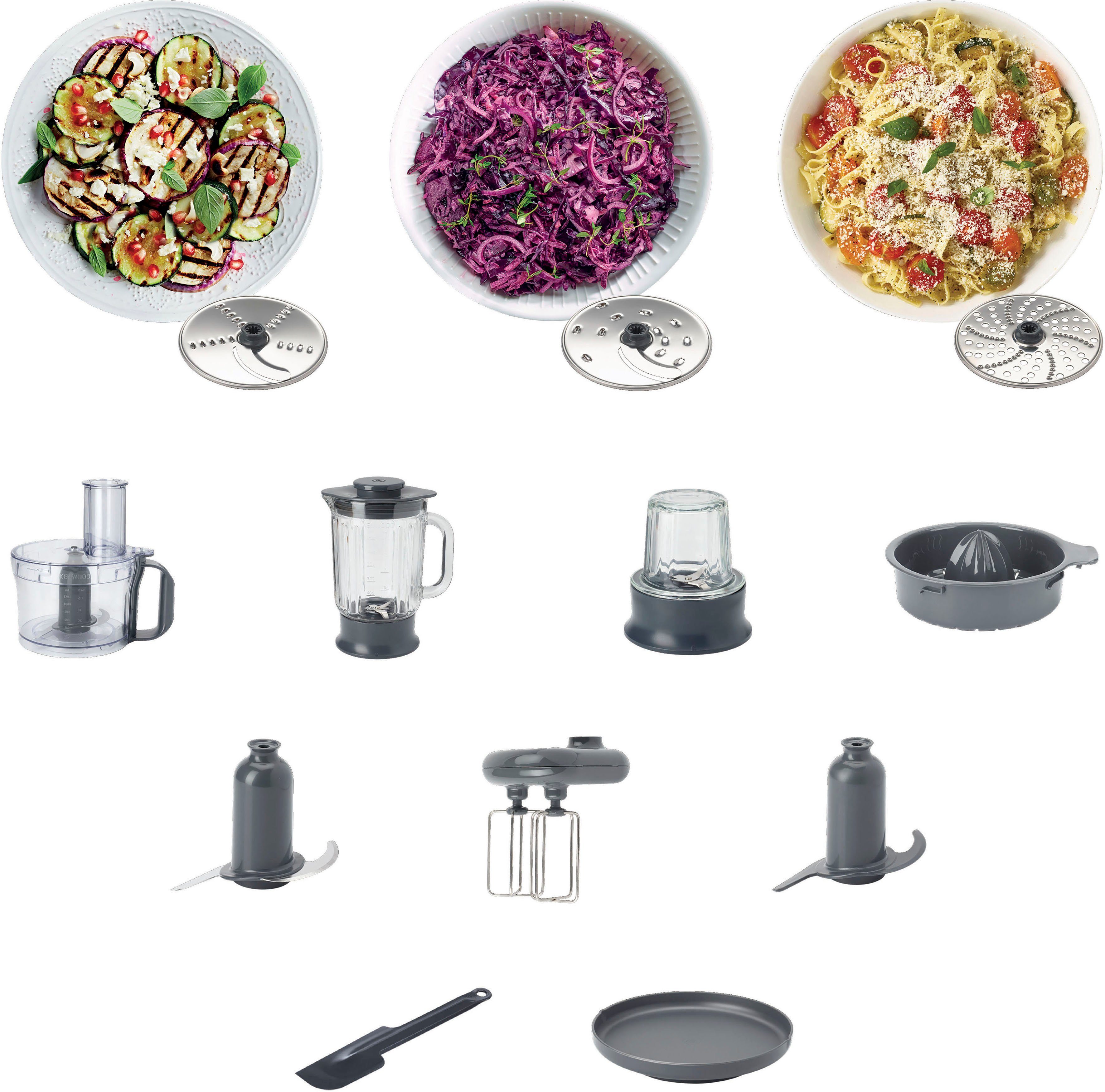 KENWOOD Compacte keukenmachine Multipro Compact+ FDM313SS