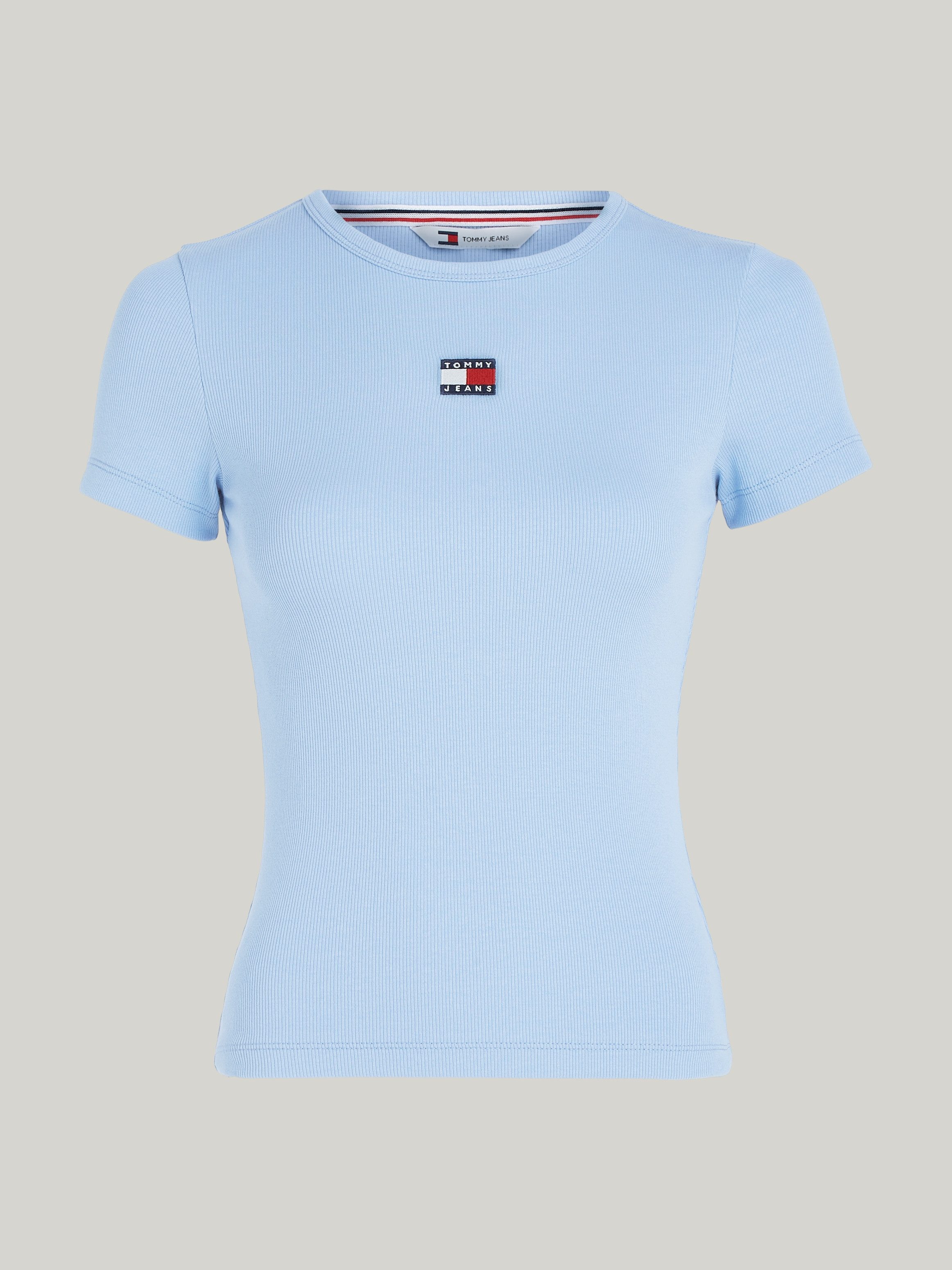 TOMMY JEANS T-shirt TJW SLIM BADGE RIB TEE